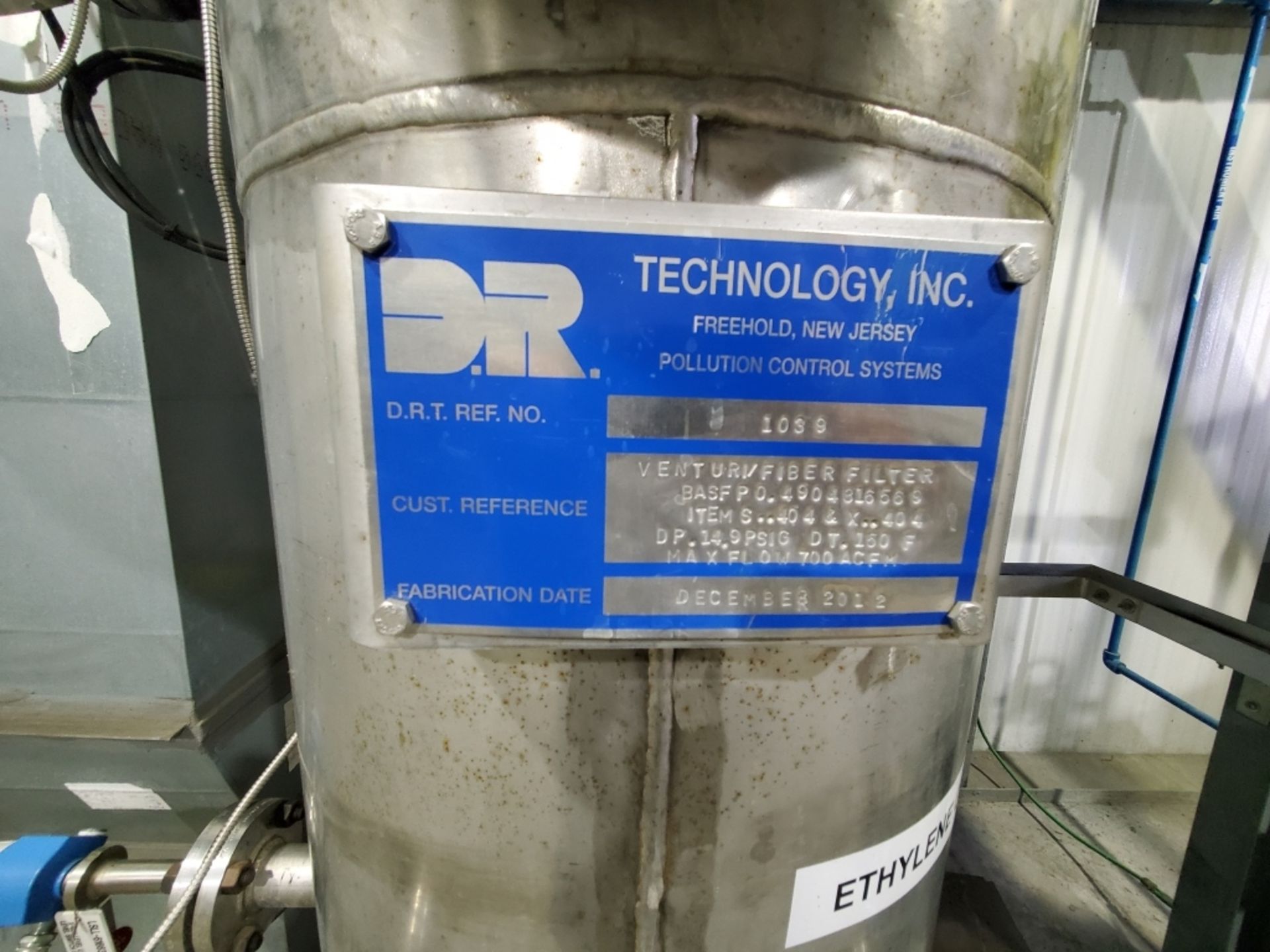 2012 D.R. Technology 700ACFM Fiber Filter - Image 3 of 3