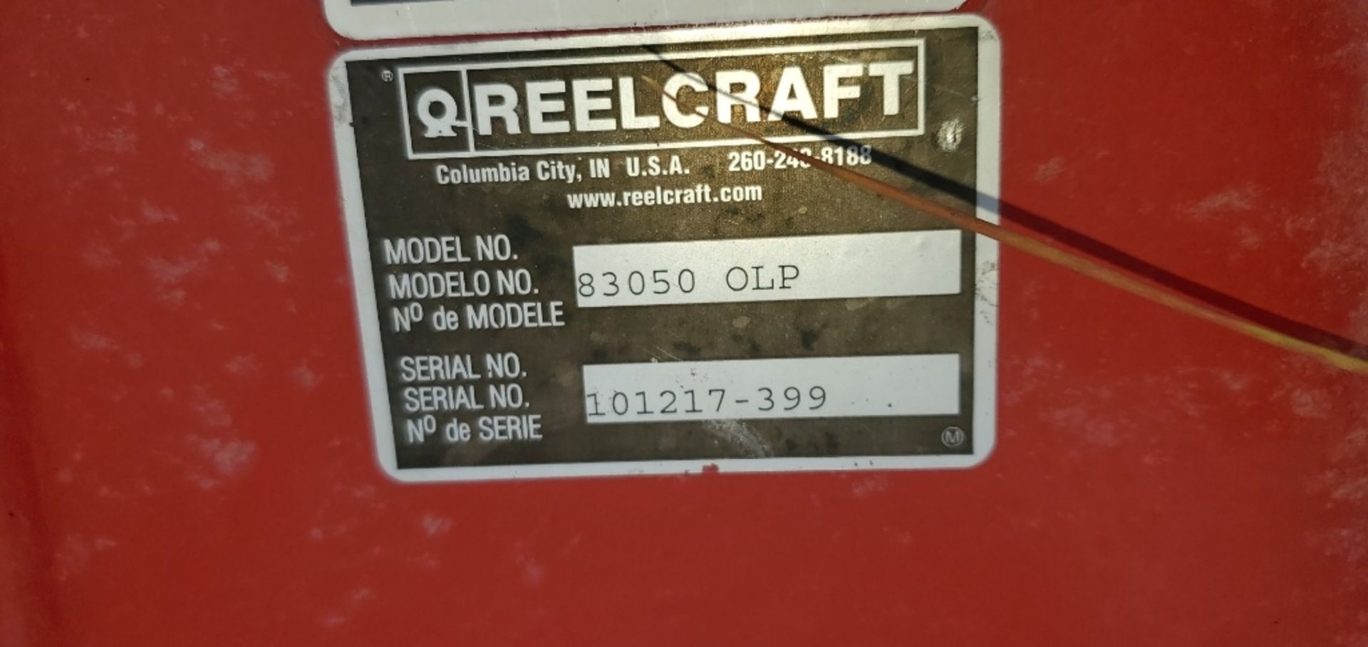 (2) Reelcraft Model 83050 OPL Hose Reels & Hose - Image 2 of 3