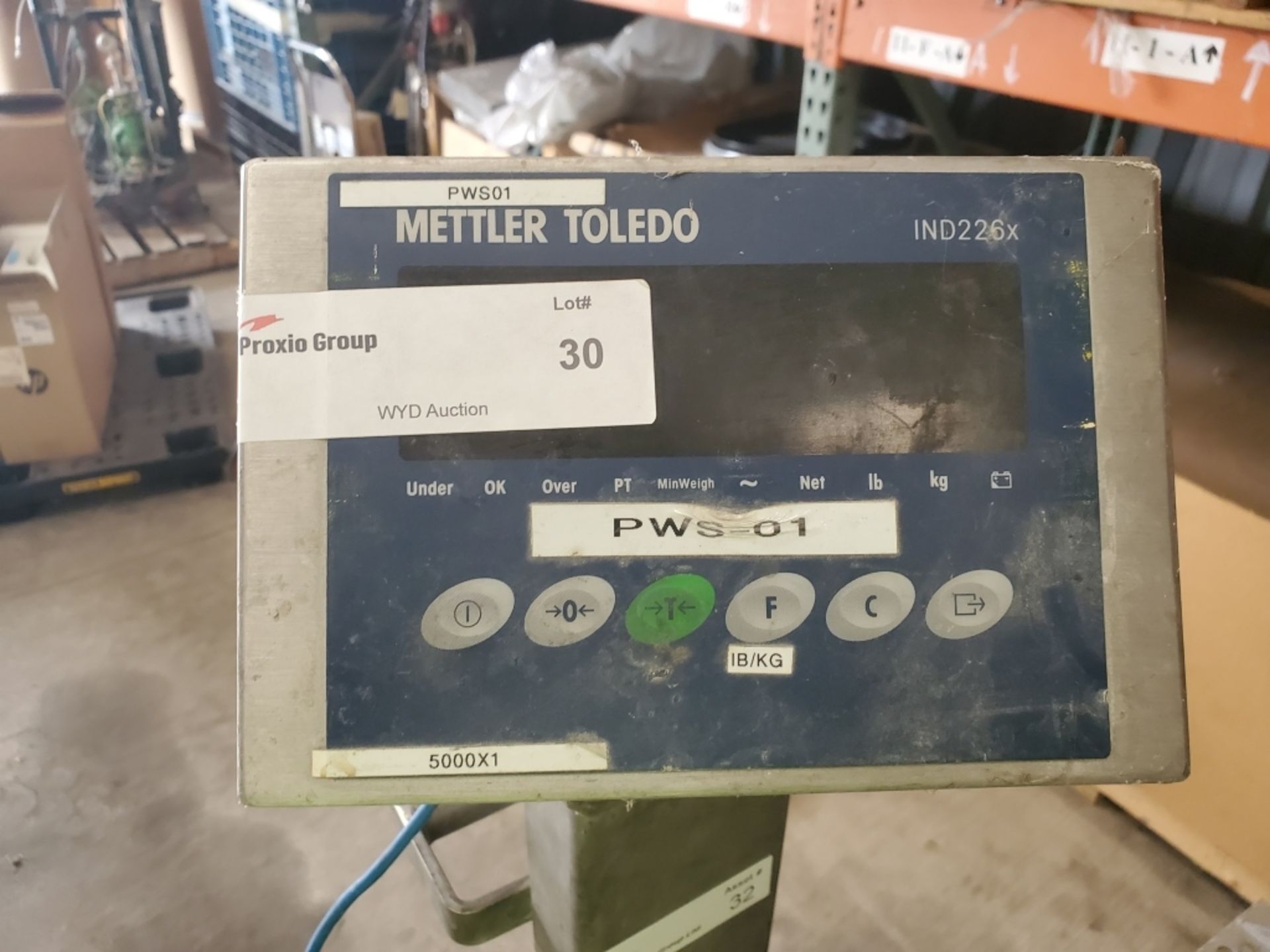 48 x 48 Mettler Toldeo Heavy Duty Platform Scale" - Image 5 of 7