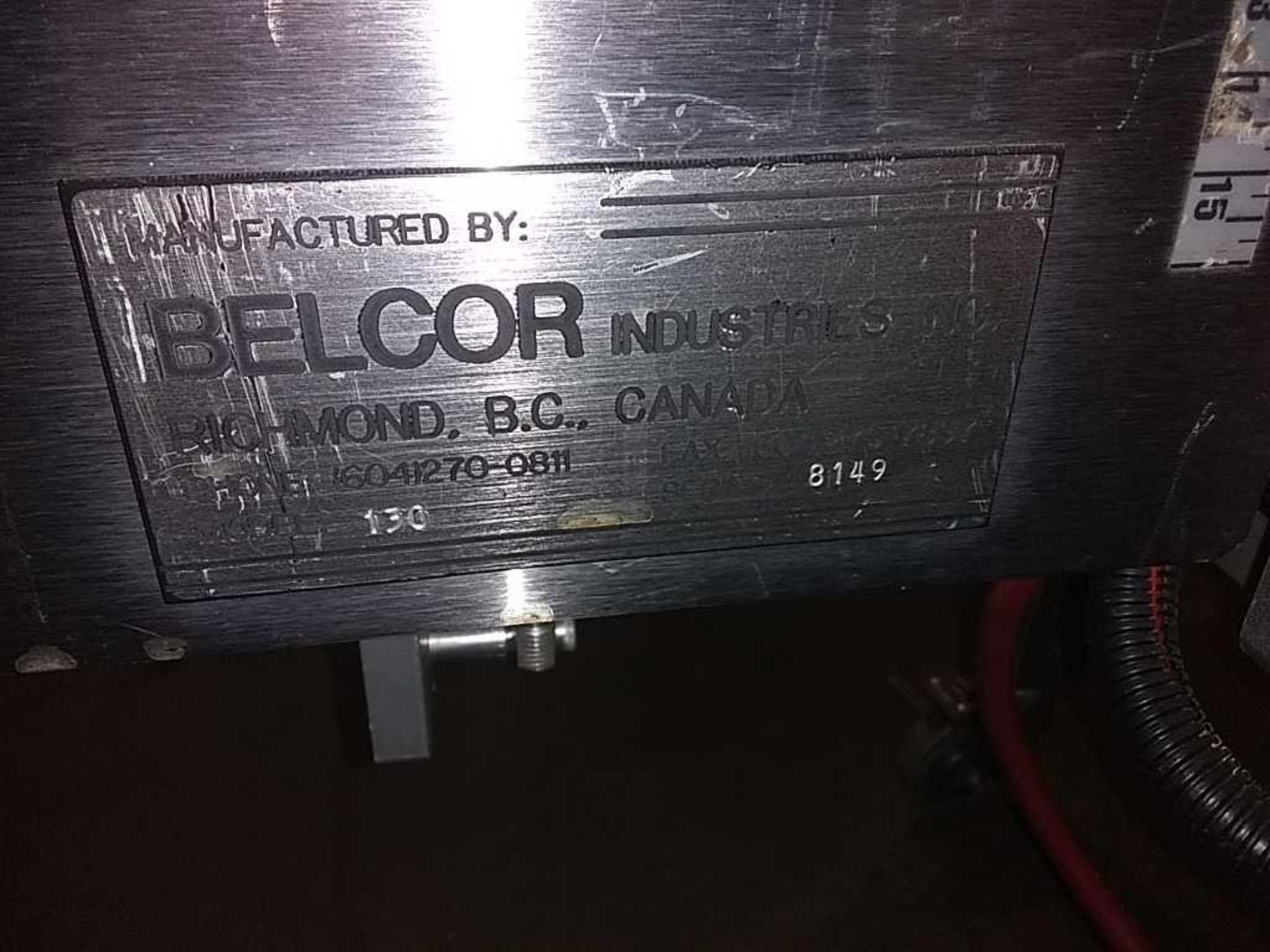 Belcor Industries Model 130 Case Taper sn 8149 w/ (1) Belcor Industries Model 505 Case Former sn - Image 4 of 4