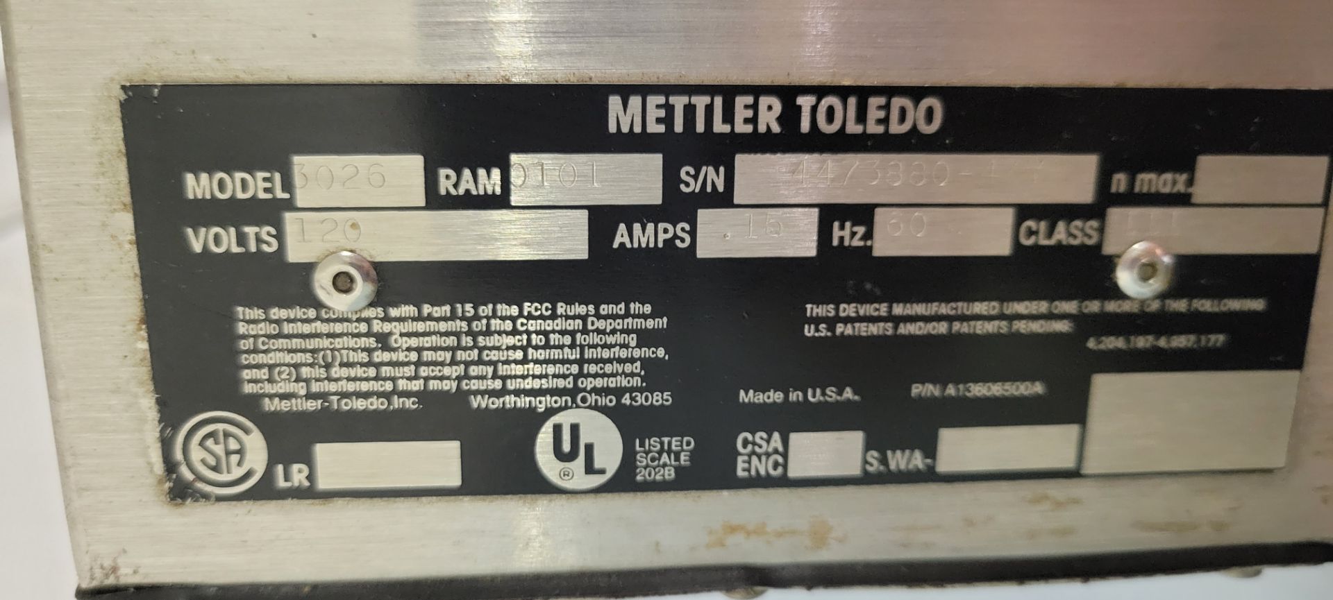 Mettler Toledo Digitol Bench Top Scale - Image 2 of 2