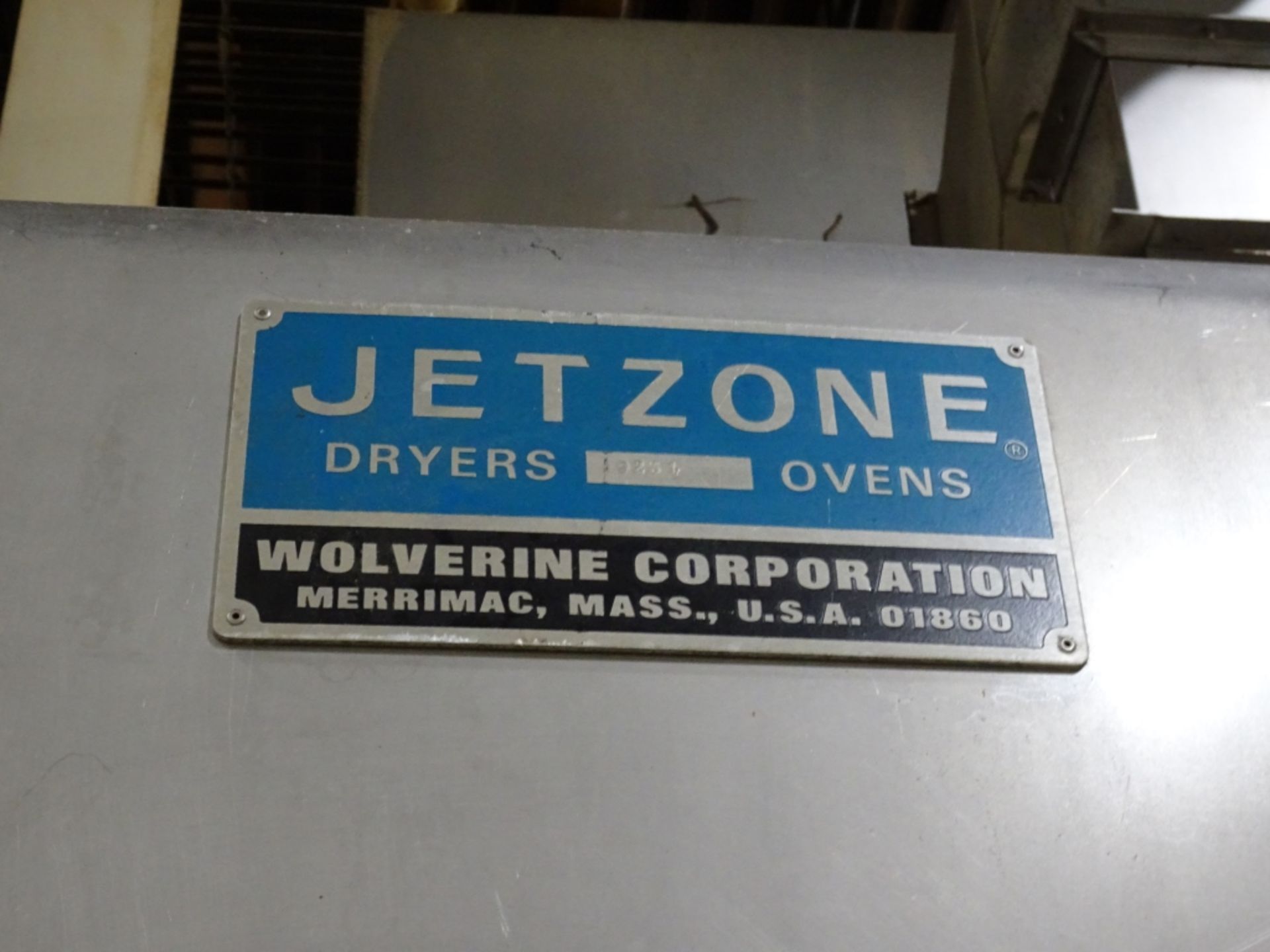 Wolverine Inc Jetzone Dyer/Oven w/ Feed Conveyer - Image 8 of 10