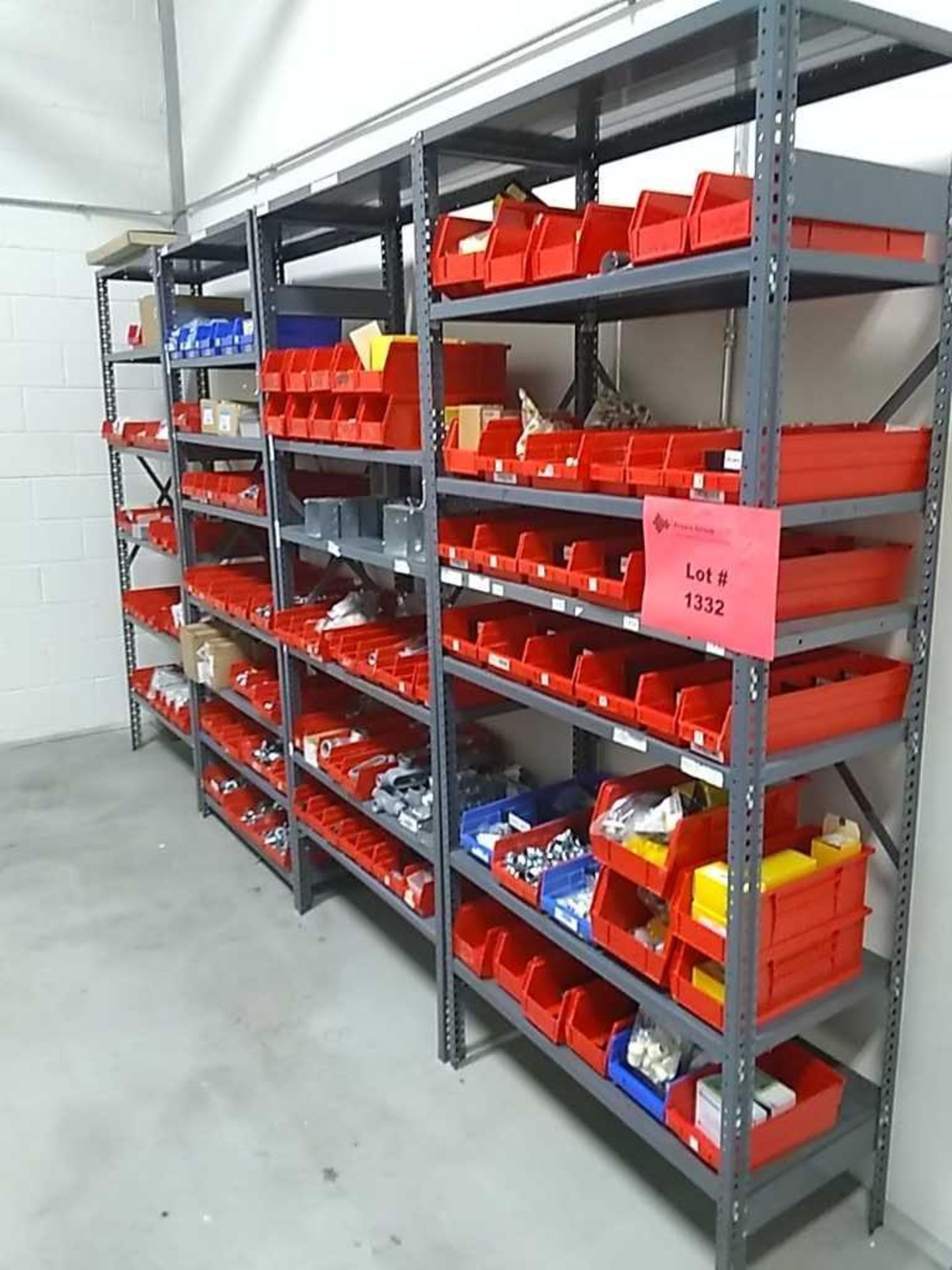 Four Shelves Of Miscellaneous Electrical Hardware