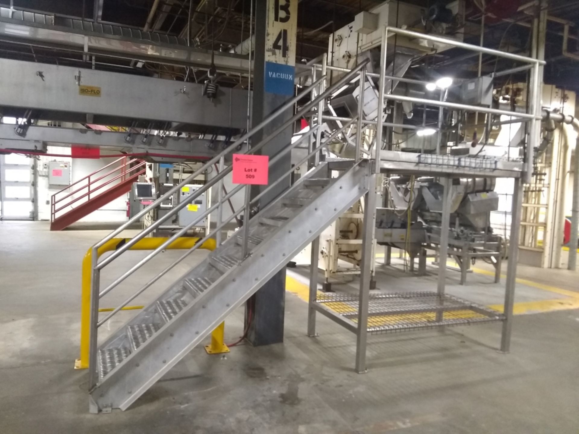 Stainless Steel Work Platform w/ Staircase - Image 2 of 4