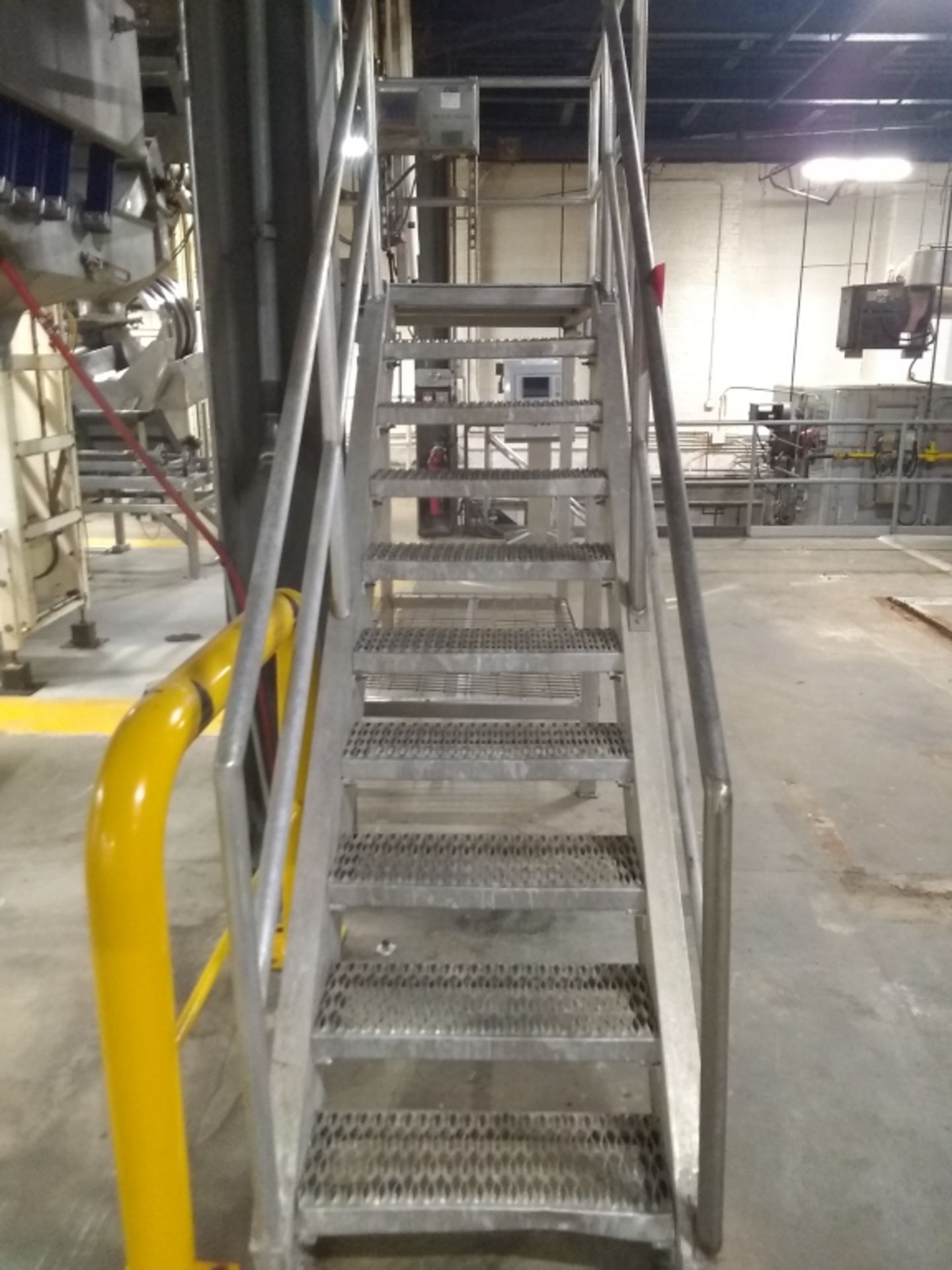 Stainless Steel Work Platform w/ Staircase - Image 3 of 4