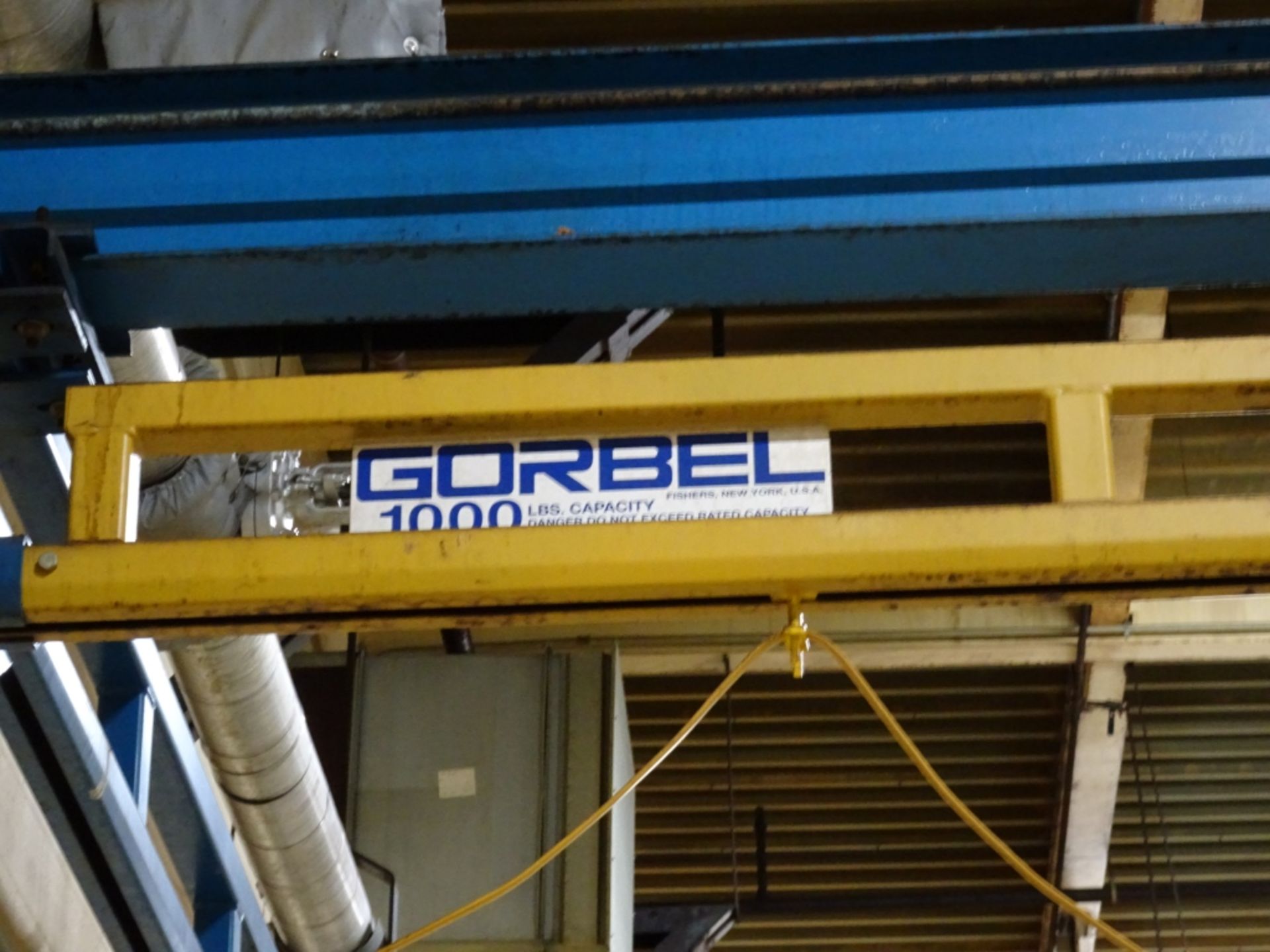 Gorbel 1000lb Self Standing Over Head Bridge Crane - Image 4 of 4