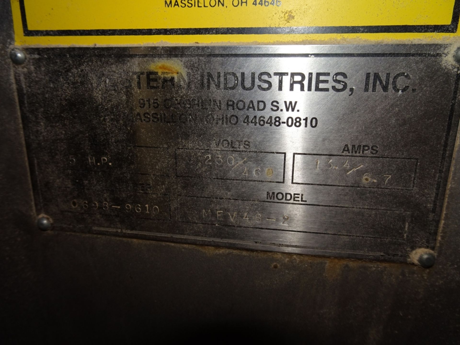 Midwestern Industries MEV48-2 Shaker Screener - Image 7 of 8