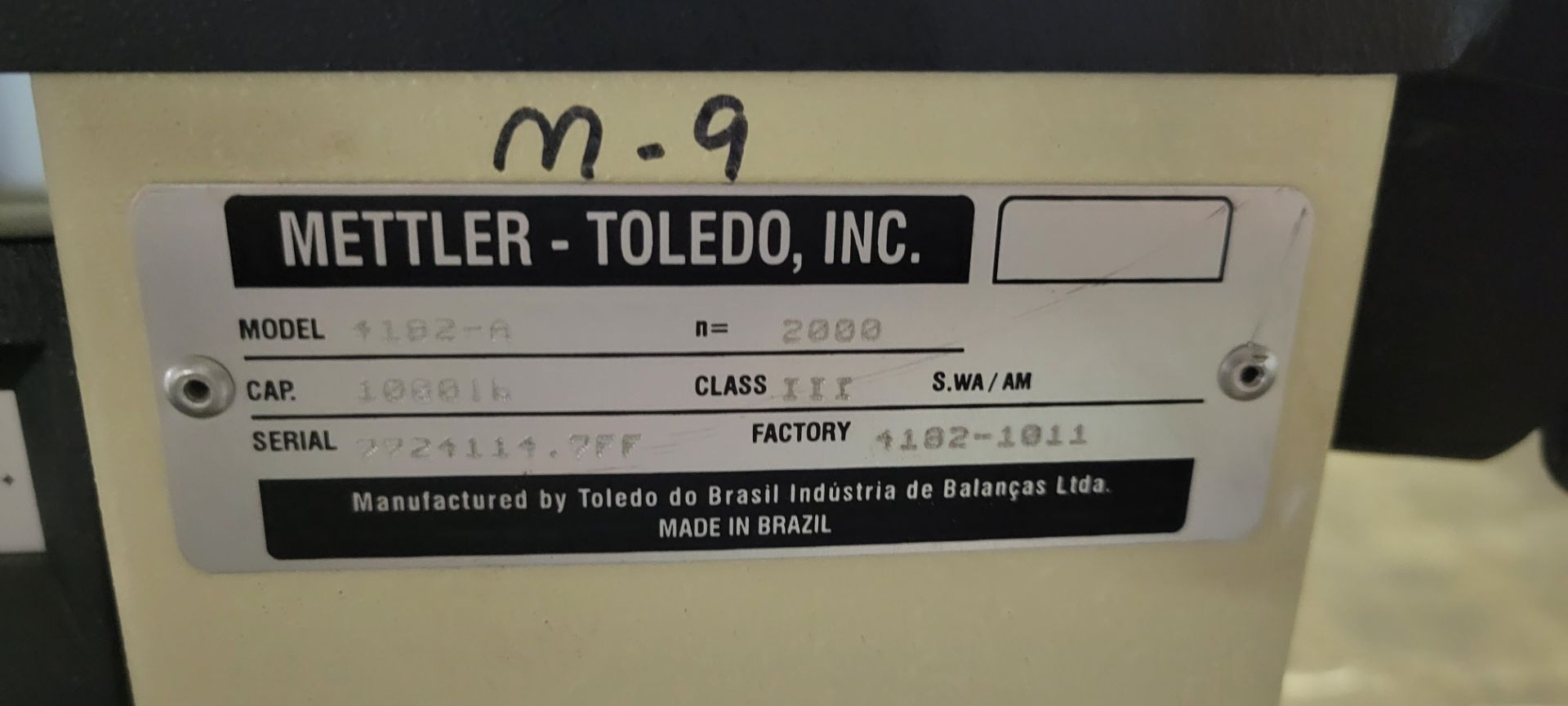 Mettler Toledo Beam Scale - Image 2 of 2