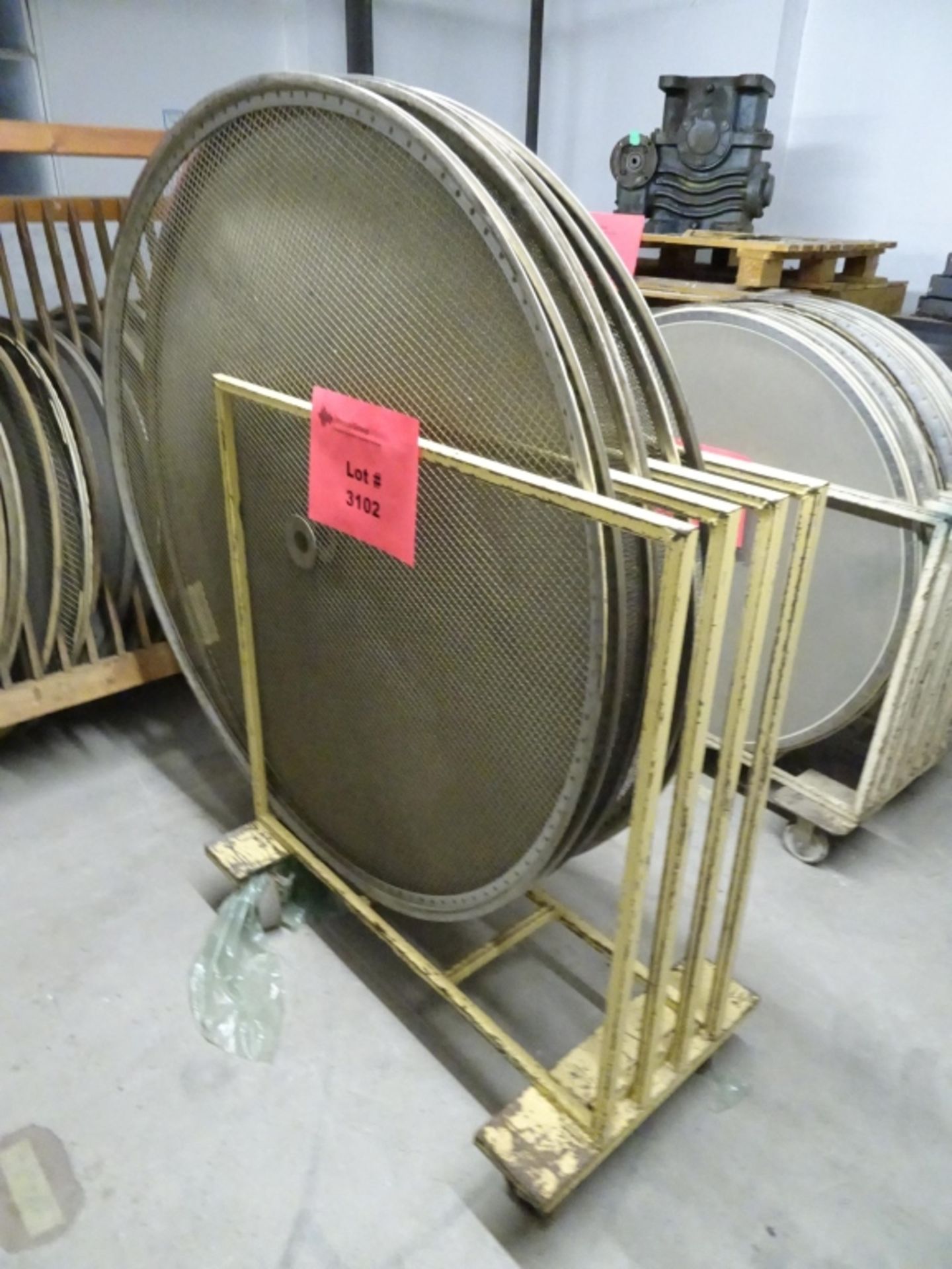 Cart of Various Size Sieveing Screens - Image 2 of 2