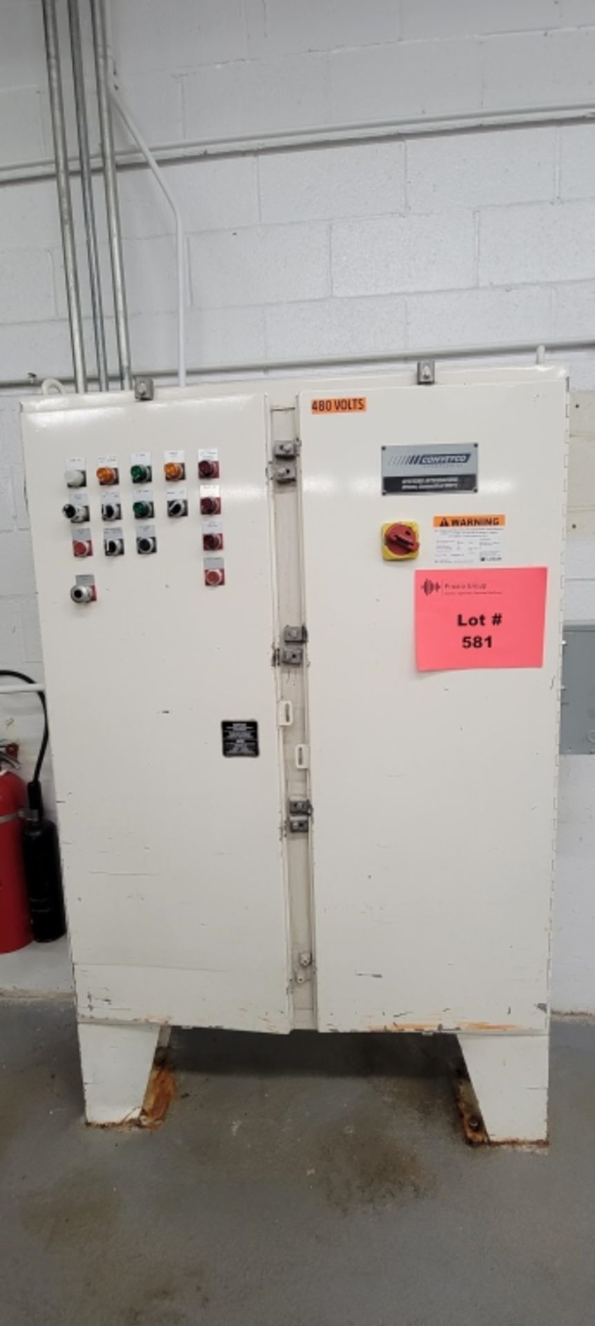 Conveyco 2-Door Electrical Cabinet w/ Contents