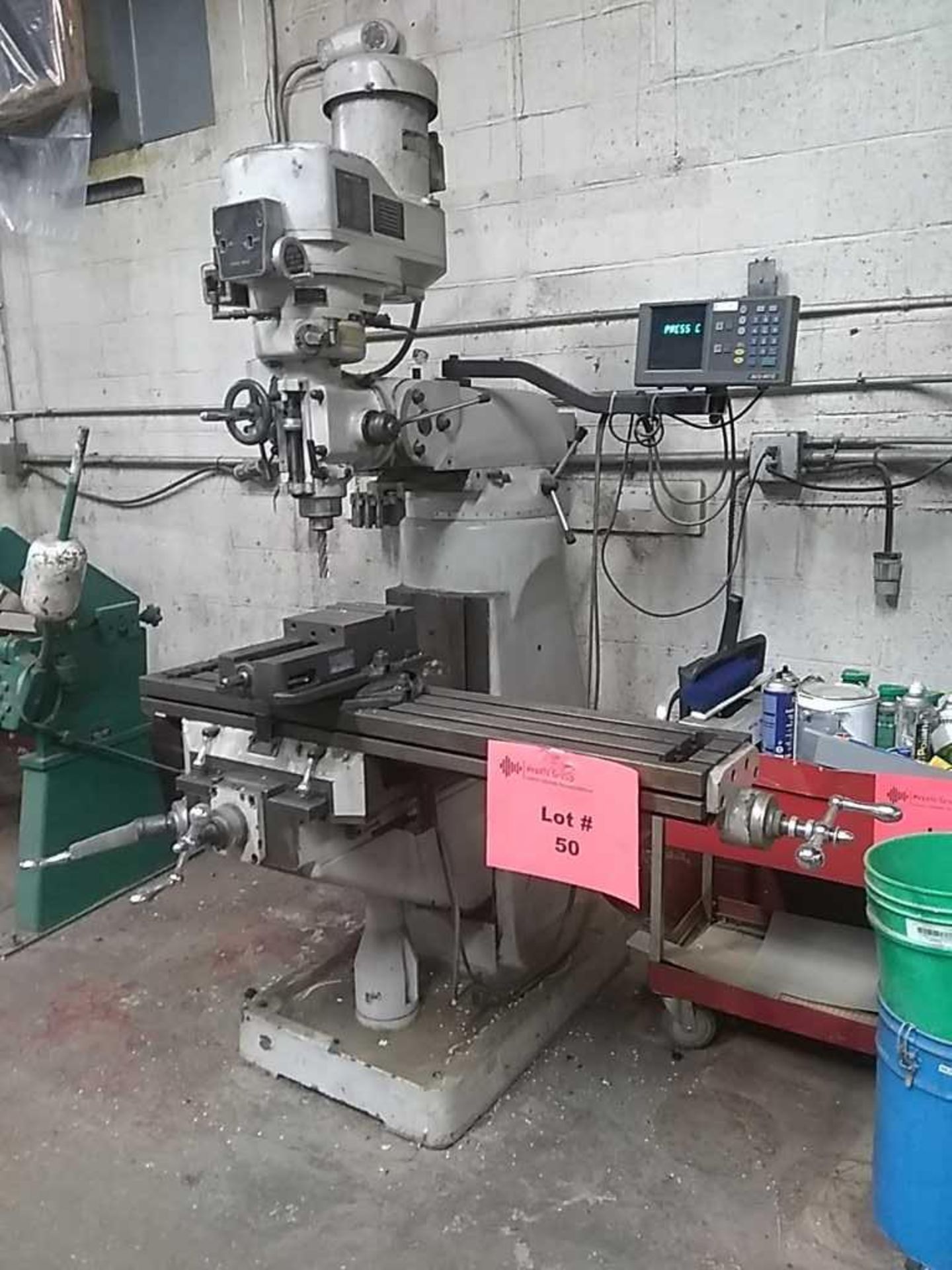 MSC 2HP Variable Speed Vertical Milling Machine