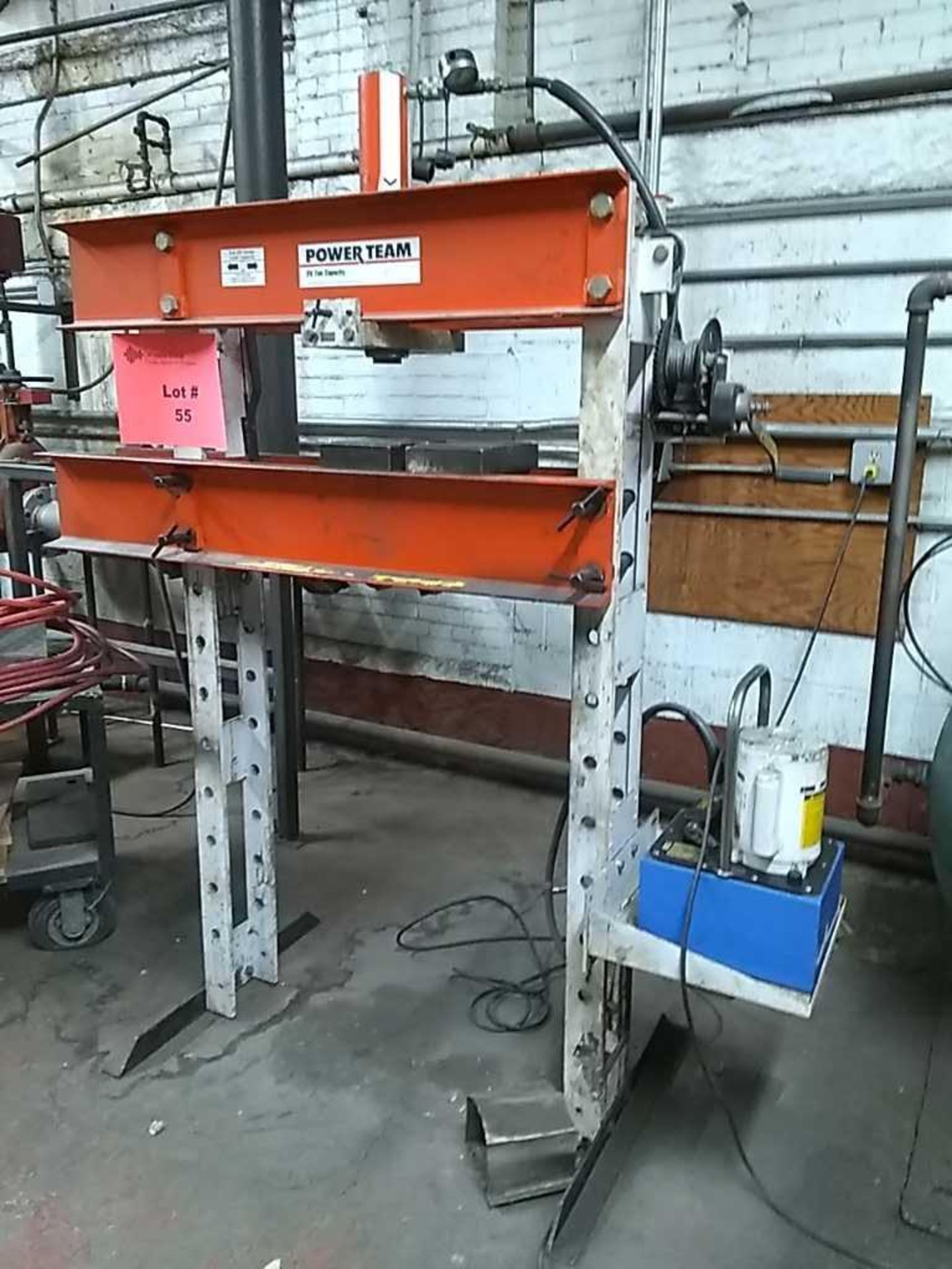 SPX Power Team 25 ton Hydraulic H-Press