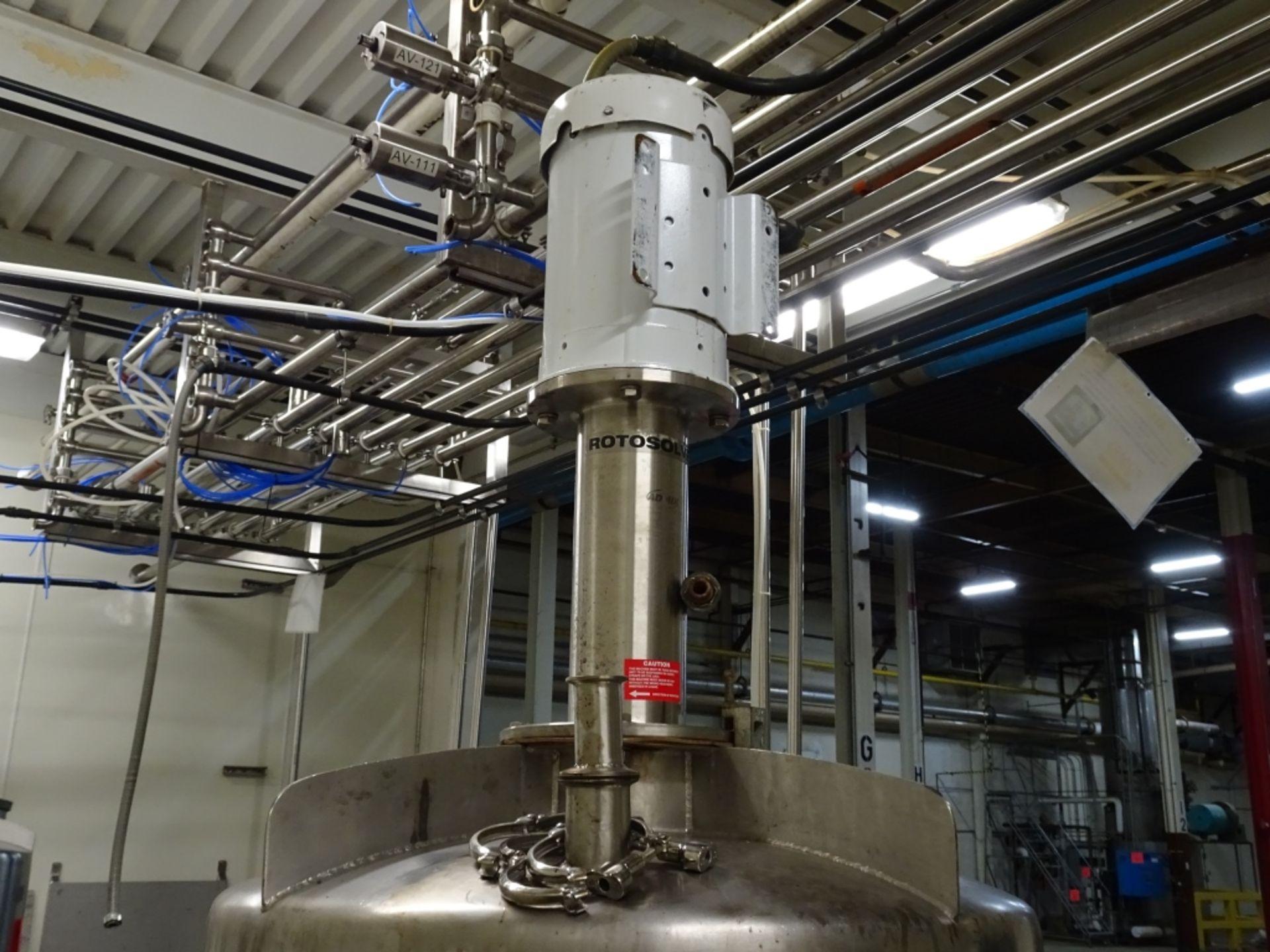 Top Stainless Steel Mixing Tank