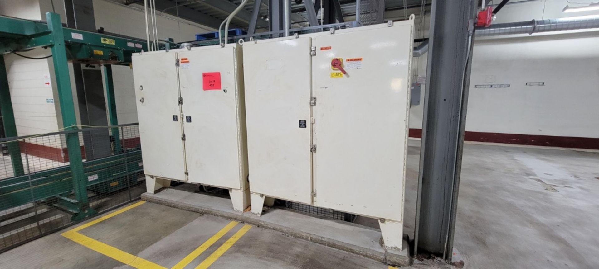 (2) 2-Door Electrical Cabinets w/ Contents