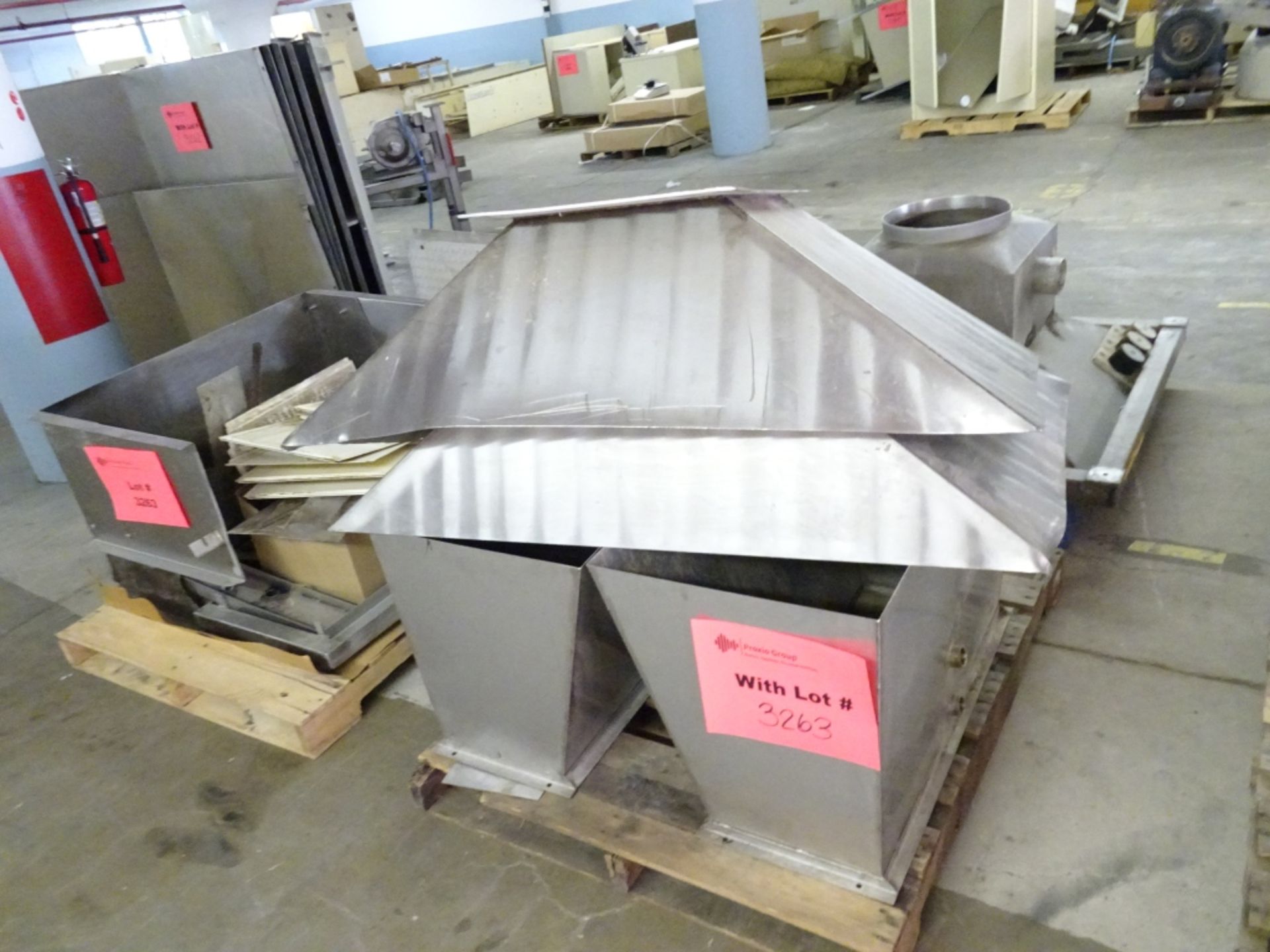 (8) Pallets of Misc. Material Feed Hoppers, Panels - Image 2 of 7