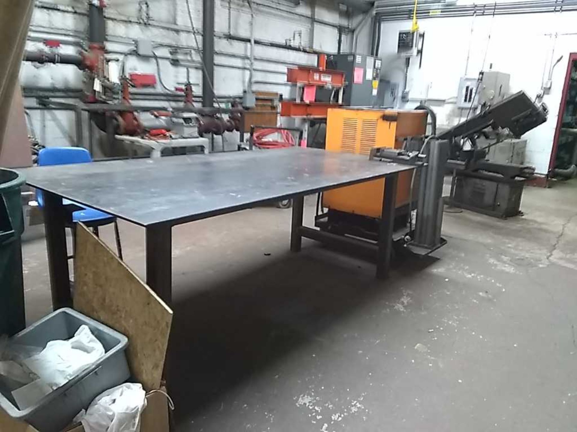 (1) 8'x4' Heavy Duty Welding Workbench - Image 3 of 3