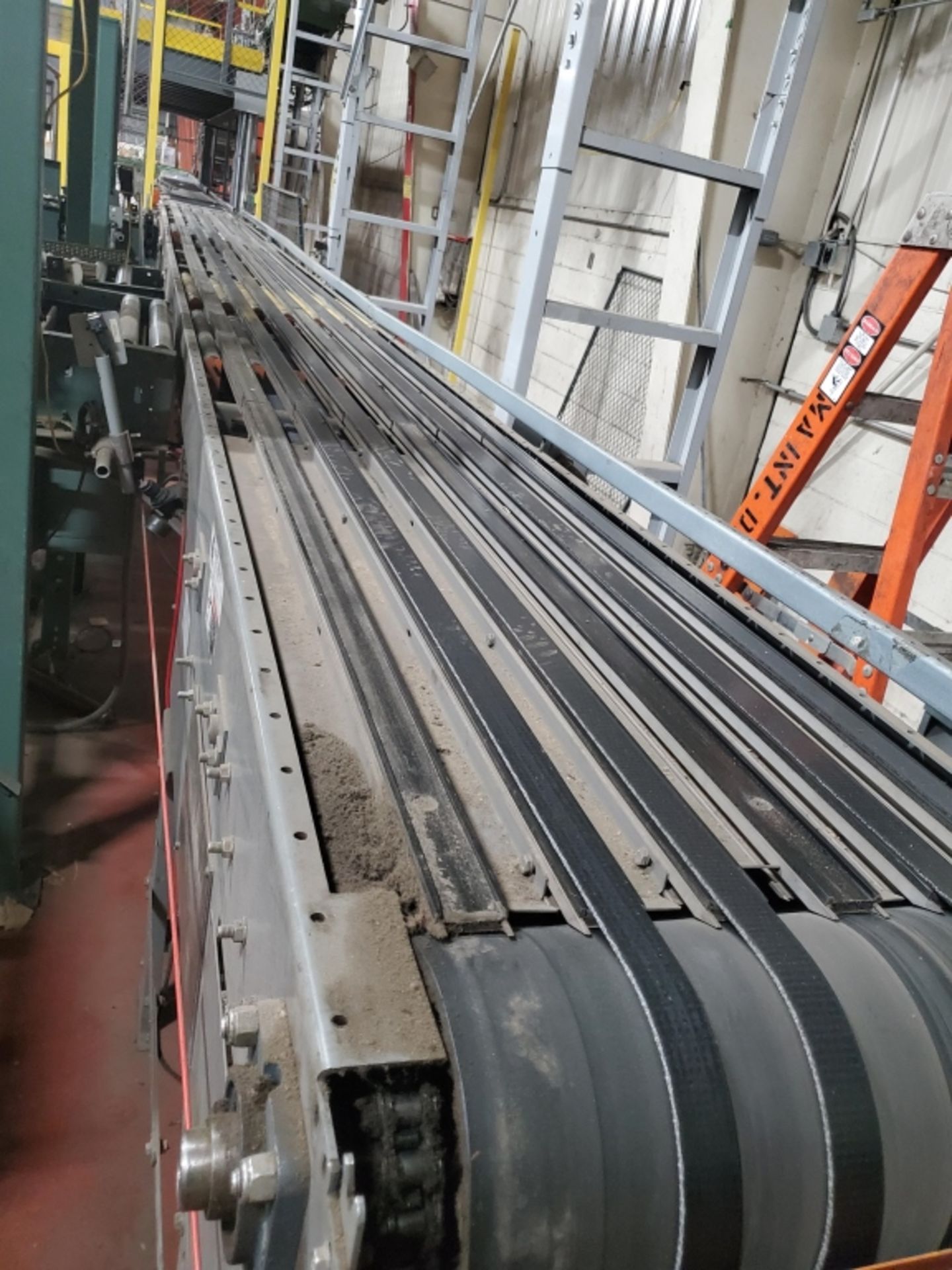 Ermanco Approx. 35'x 20 Materials Separations Conveyor w/ (6) 1"" Conveyor Belt Railways (4 of 6) - Image 2 of 4