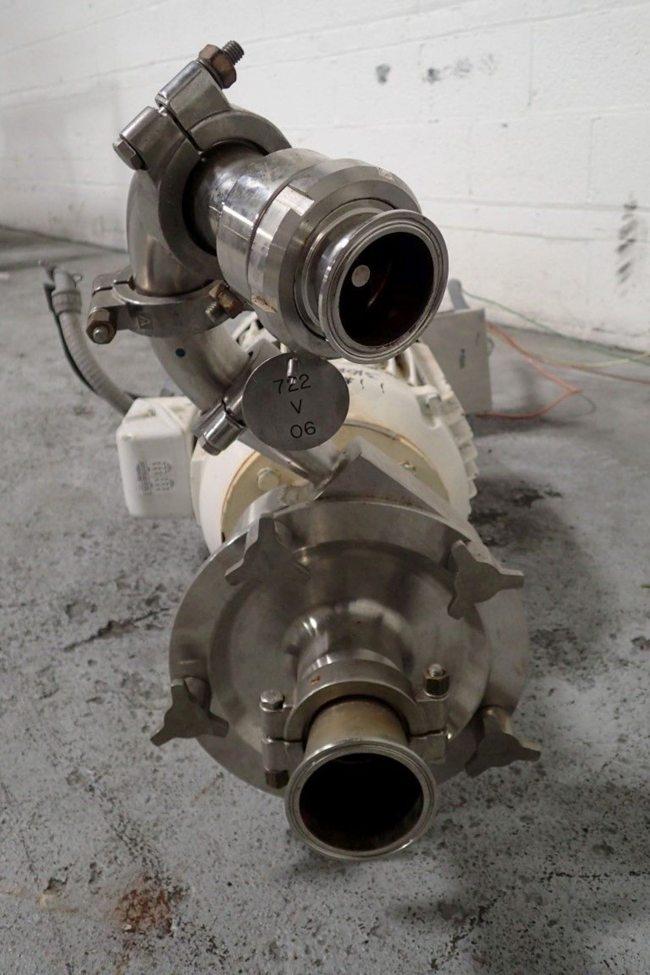 Fristam Centrifugal Pump, Model 742-180, 2.5" x 2", Stainless Steel Construction. Direct coupled 15