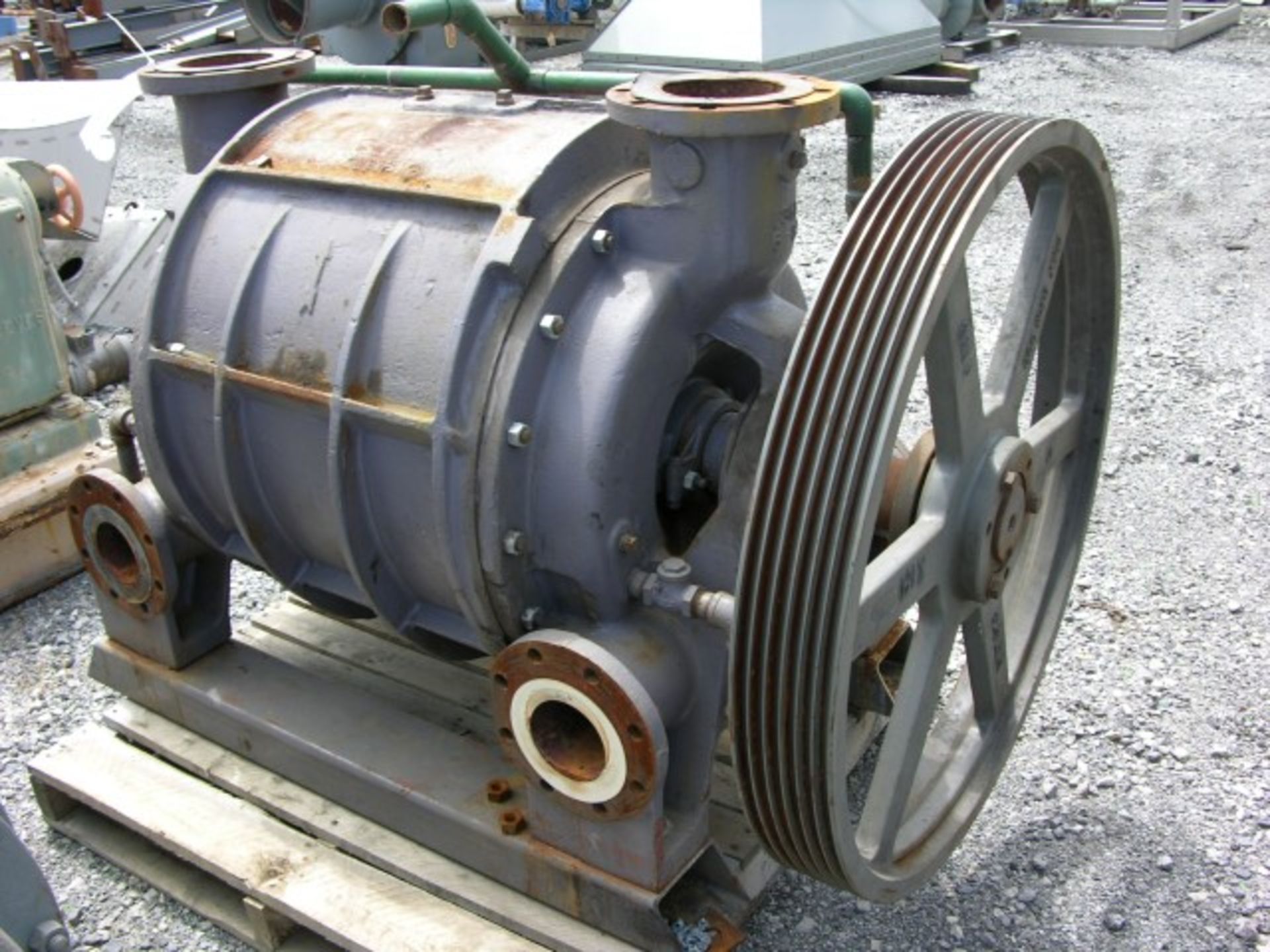 Nash Vacuum Pump, Model CL2002. Driven by a 100 hp, 3/60/230/460 volt, 1775 rpm motor. Test # . - Image 4 of 4