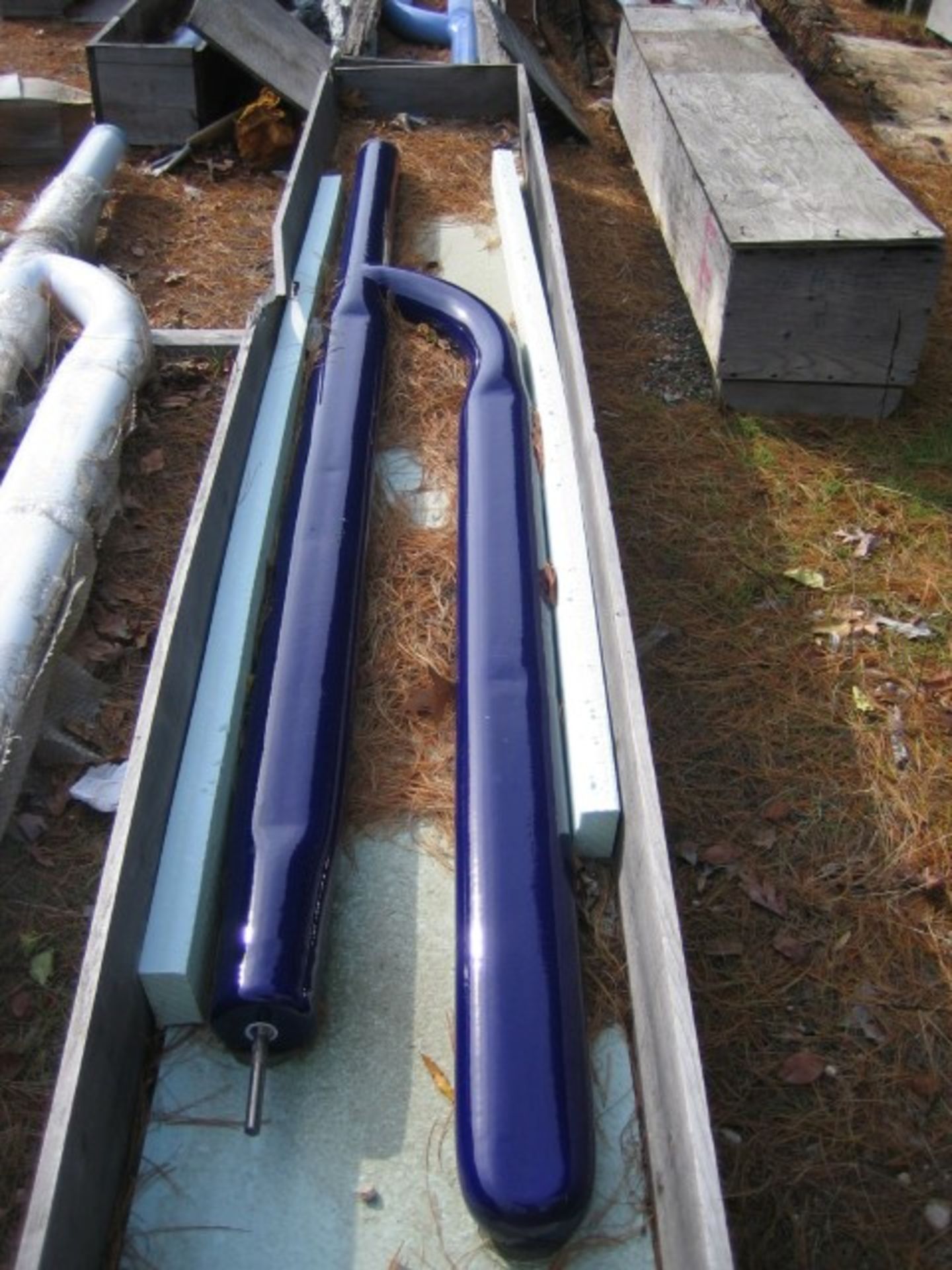 Glass Lined H Baffle for approximate 3000 gallon reactor. 4 1/2'' diameter shaft x 117'' long x - Image 2 of 2