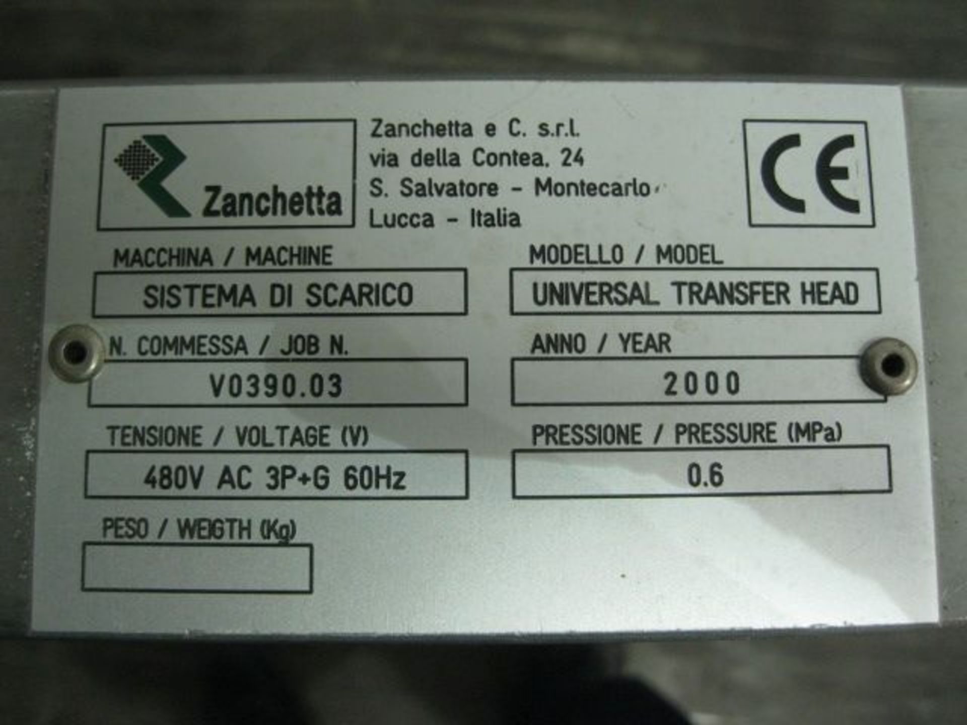 Zanchetta (IMA) Bin Blender, Model CANGURO TUMBLER, Model 500 FS, Series 2000, stainless steel. Bin - Image 20 of 20