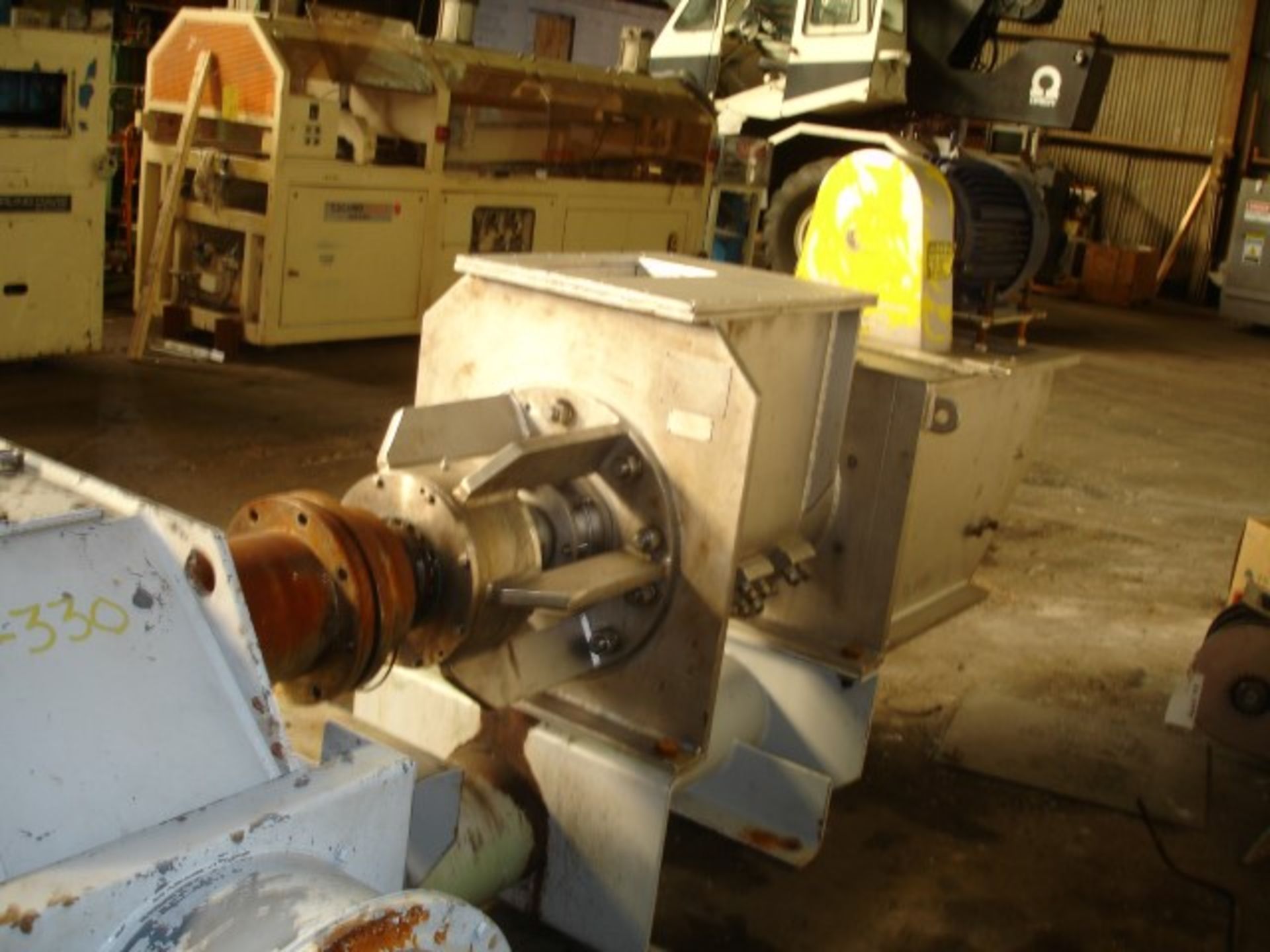 Rietz/Bepex Prebreaker, Model PB-15-K9G228, Stainless Steel. 15" Diameter screw, 15" wide x 21" - Image 5 of 5