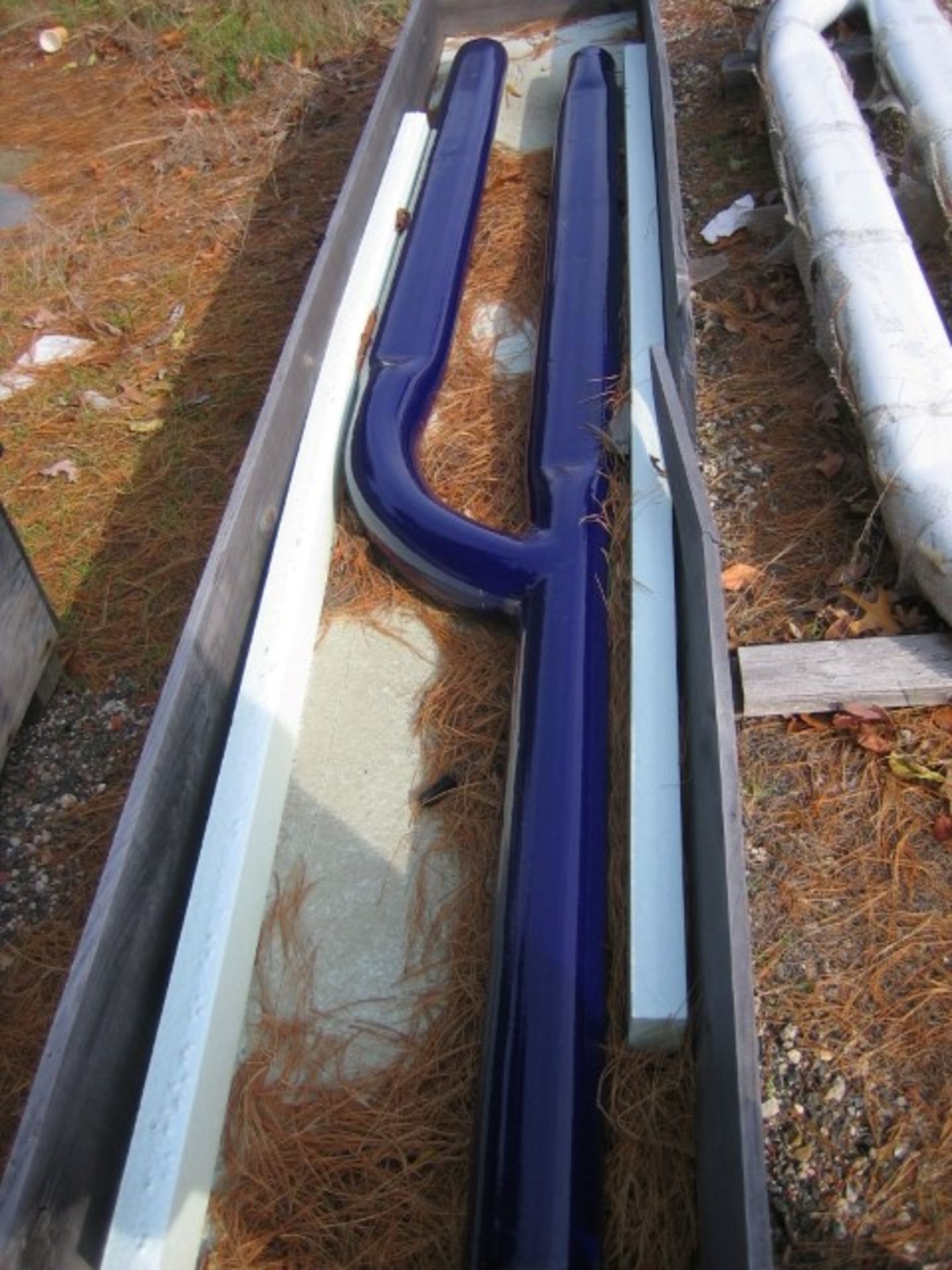 Glass Lined H Baffle for approximate 3000 gallon reactor. 4 1/2'' diameter shaft x 117'' long x