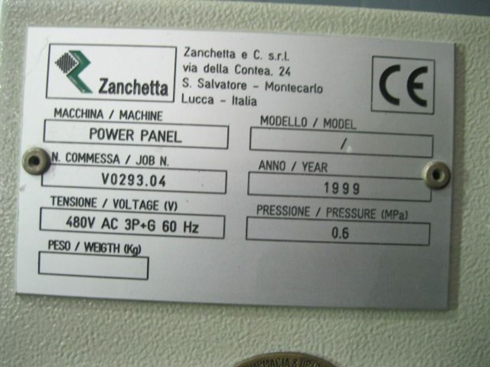 Zanchetta (IMA) Bin Blender, Model CANGURO TUMBLER, Model 500 FS, Series 2000, stainless steel. Bin - Image 12 of 20
