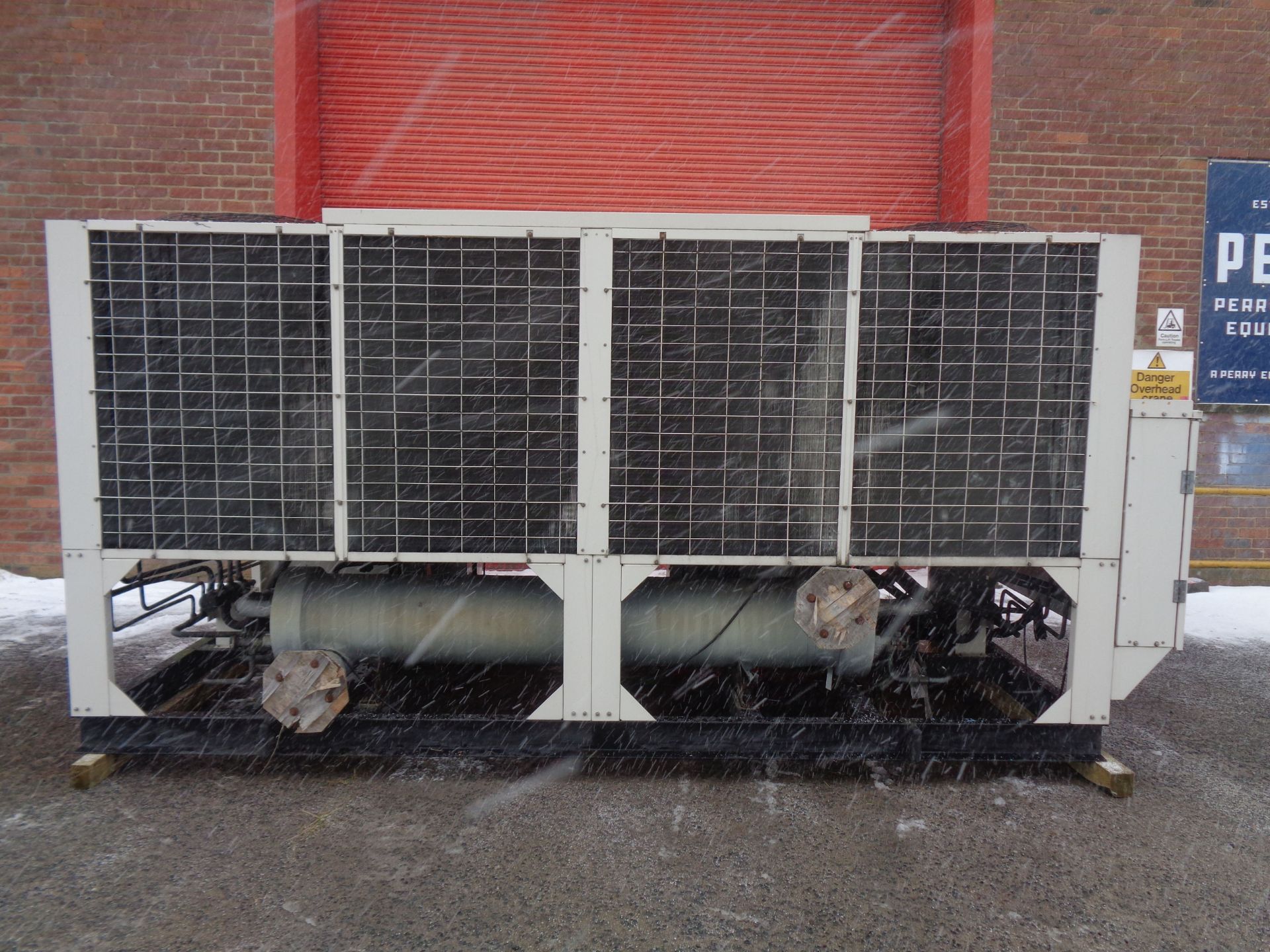 Hitachi ""H Series"" air cooled chiller model RCUG 150AHYZ1. 103 tons. New 2011. Chiller utilizes - Image 9 of 9