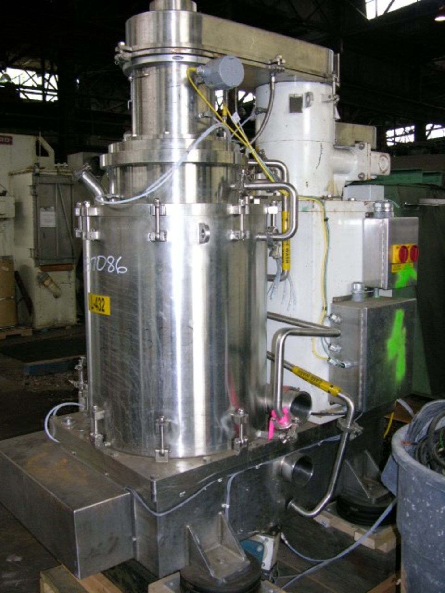Carr Model HC-18 Solid Bowl Centrifuge. 18'' Titanium/316 stainless steel. Hi-Concentrate model. - Image 6 of 6