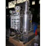 Carr Model HC-18 Solid Bowl Centrifuge. 18'' Titanium/316 stainless steel. Hi-Concentrate model.