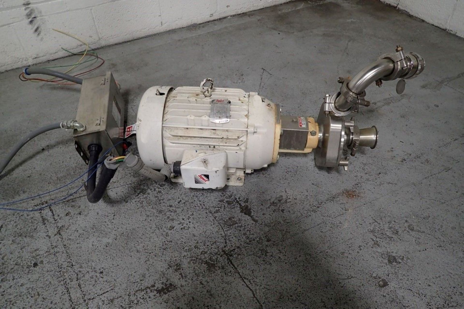 Fristam Centrifugal Pump, Model 742-180, 2.5" x 2", Stainless Steel Construction. Direct coupled 15 - Image 2 of 7