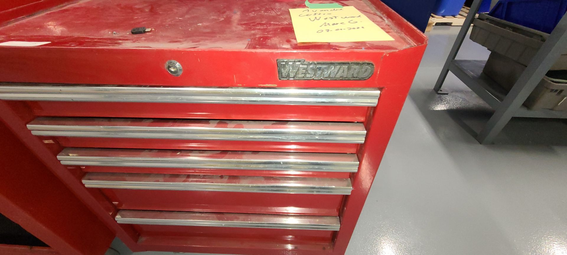 Westward rolling Tool Chest - Image 2 of 4