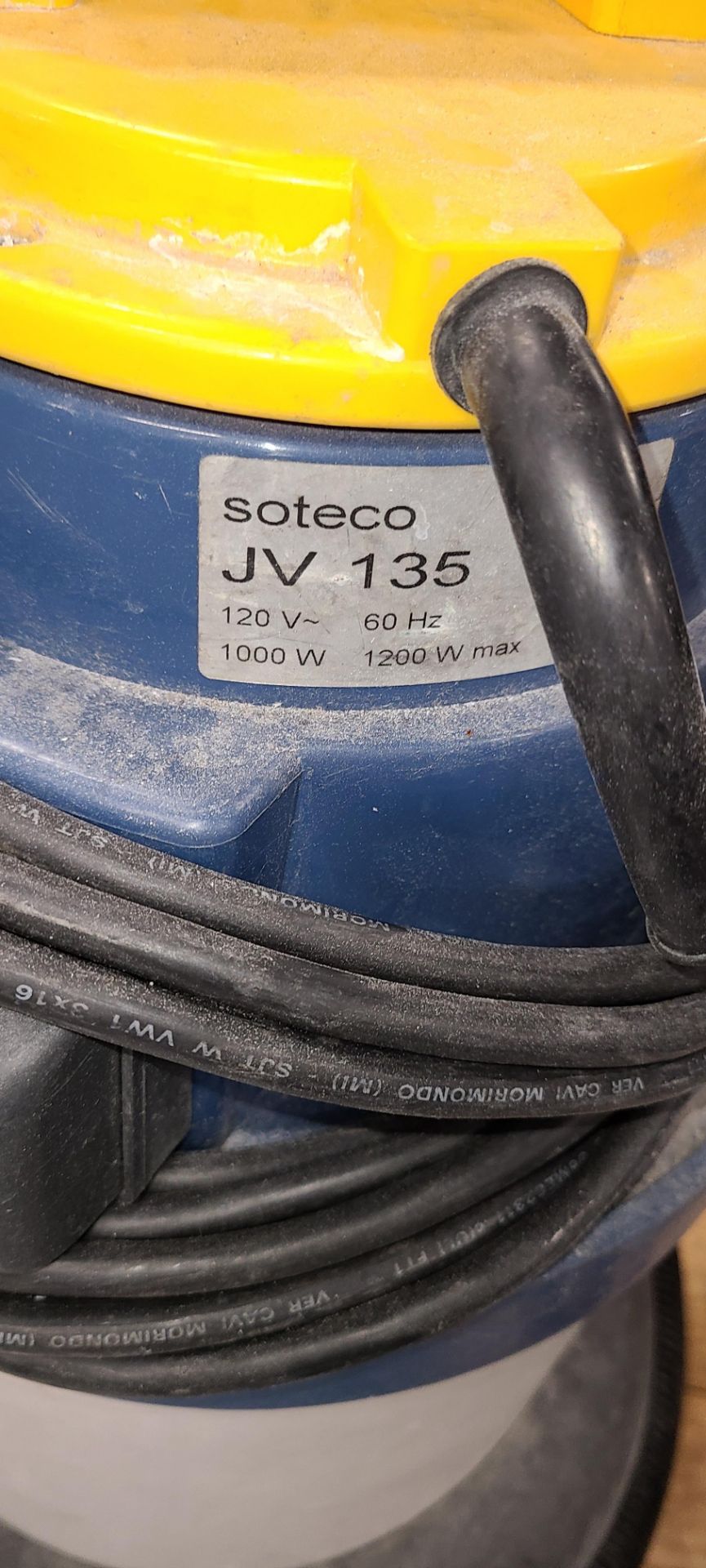 Soteco Johnny Vac Industrial Vacuum - Image 3 of 5