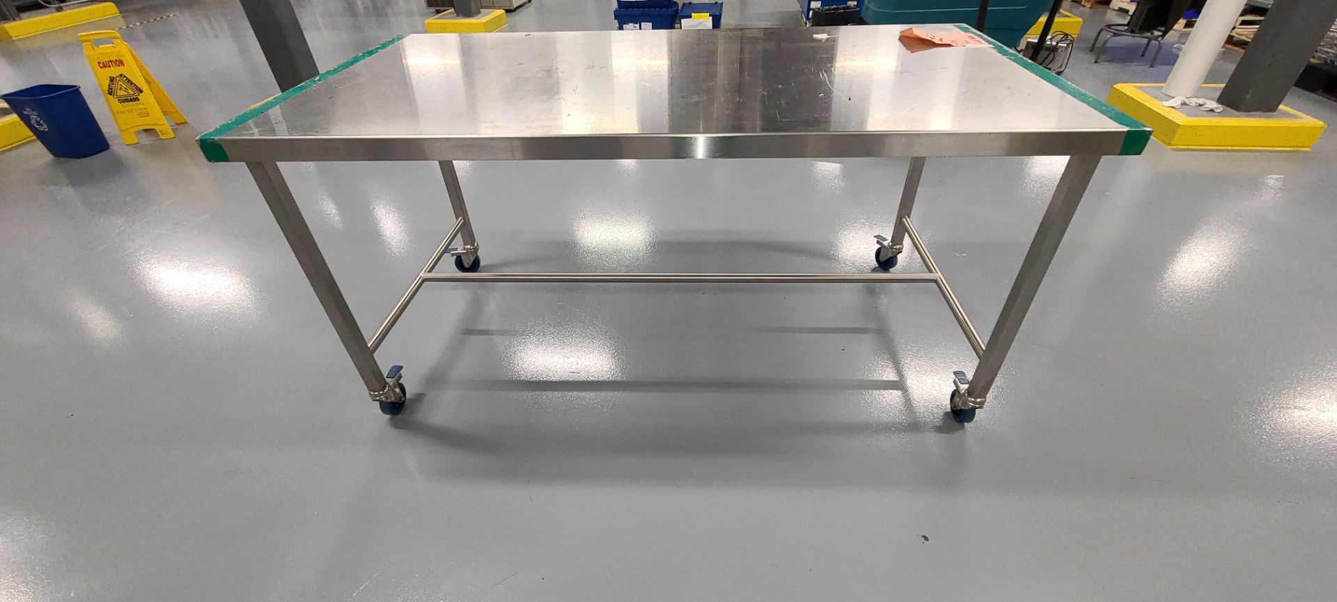 Stainless Steel Table w/ Casters - Image 4 of 6