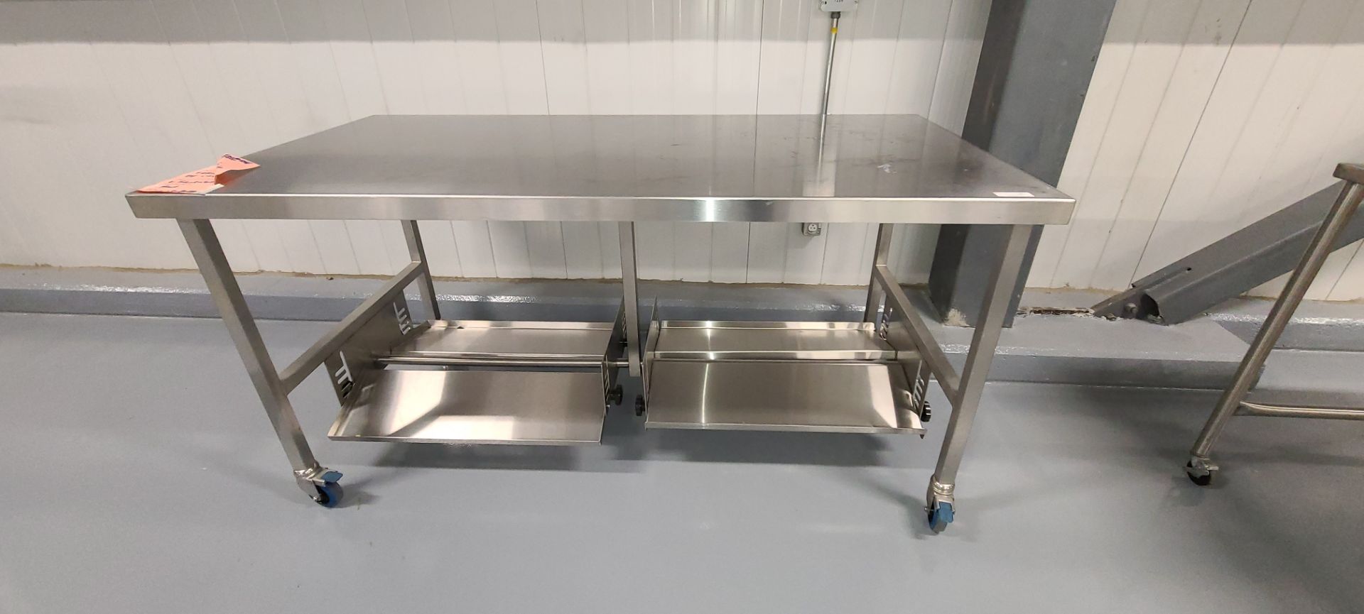 Stainless Steel Table w/ Casters - Image 6 of 10