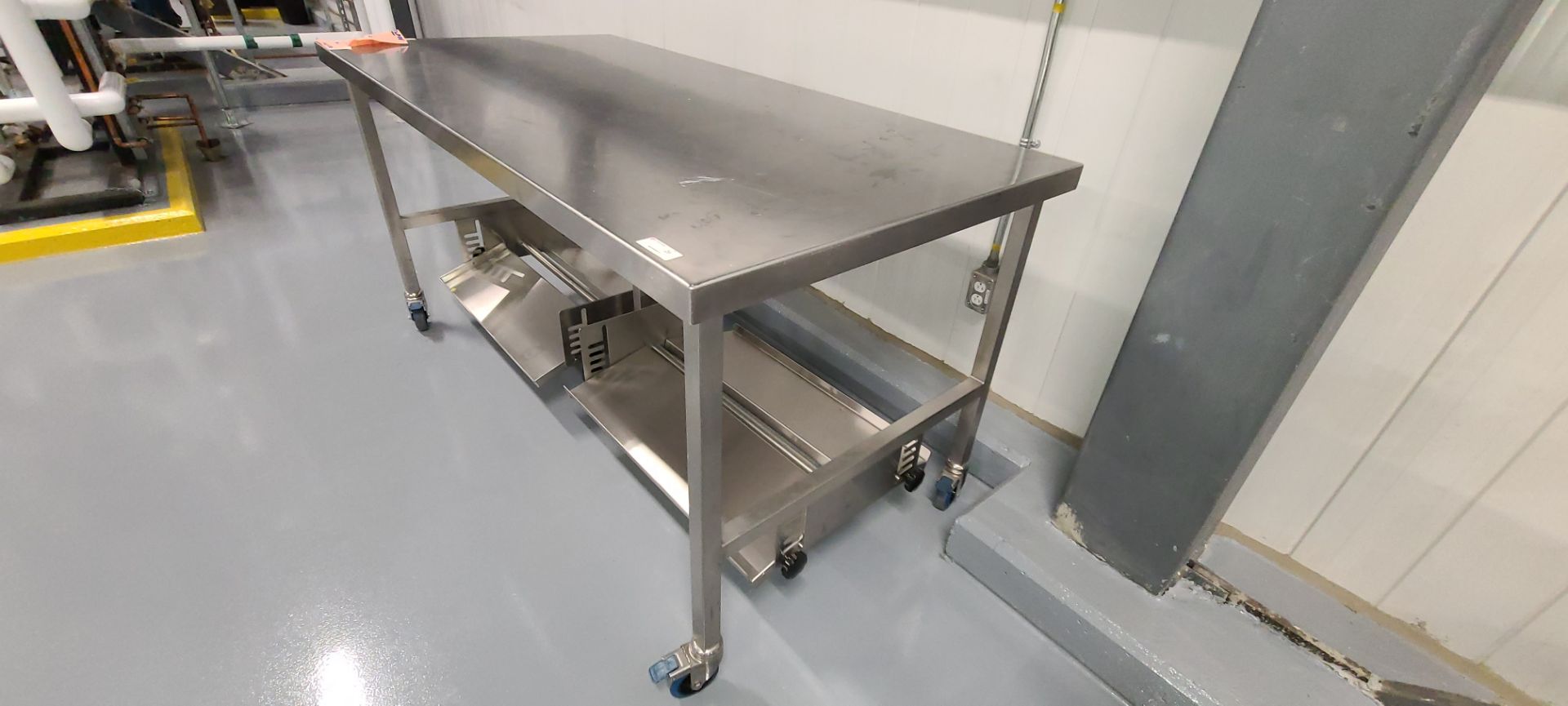 Stainless Steel Table w/ Casters - Image 10 of 10