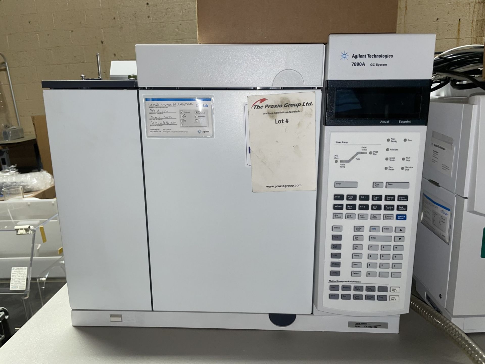 Agilent 7890A Gas Chromatograph with AutoSampler - Image 2 of 14