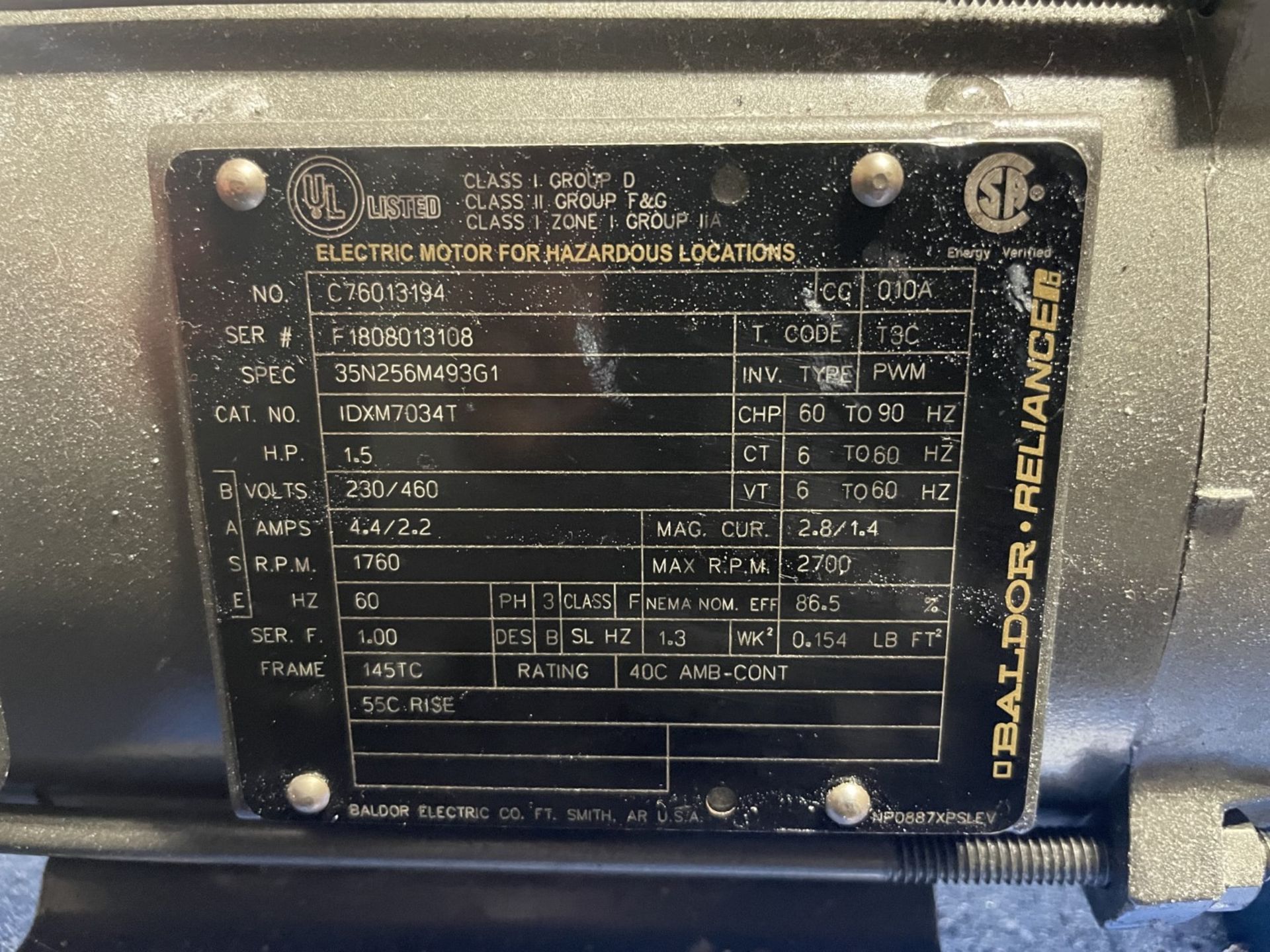 Liquiflo Pump, S/S, Modle H7F56PEE1 - Image 4 of 6