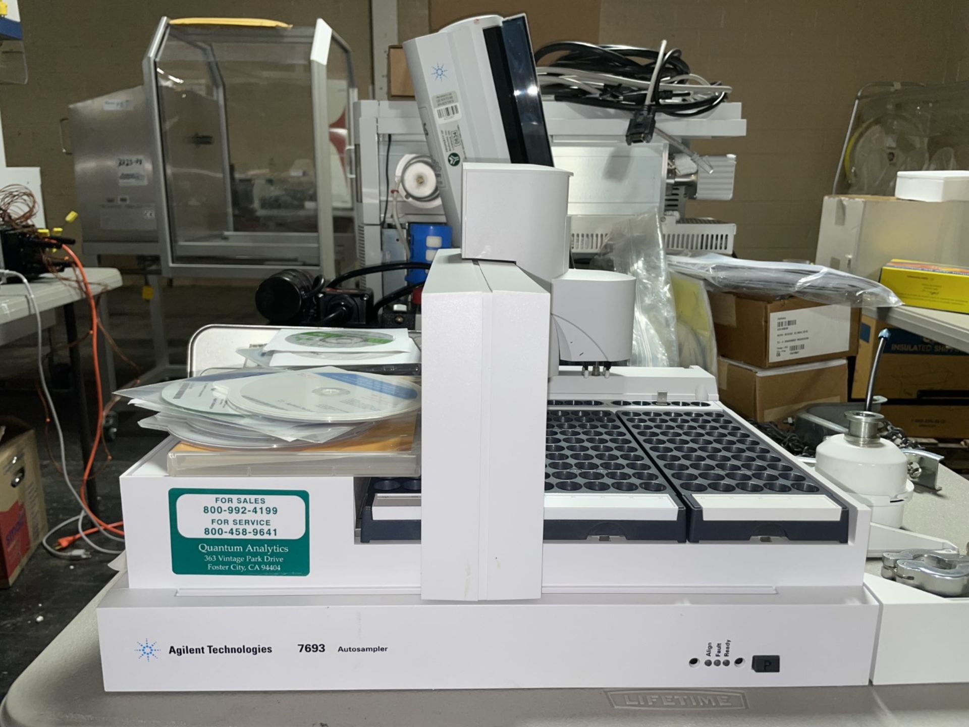 Agilent 7890A Gas Chromatograph with AutoSampler - Image 10 of 14