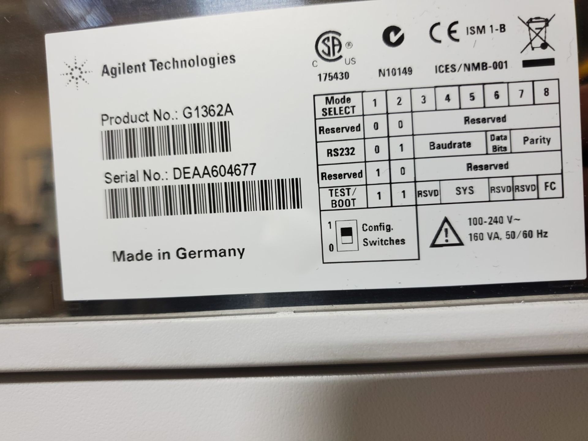 Agilent 1260 Infinity HPLC - Image 12 of 12