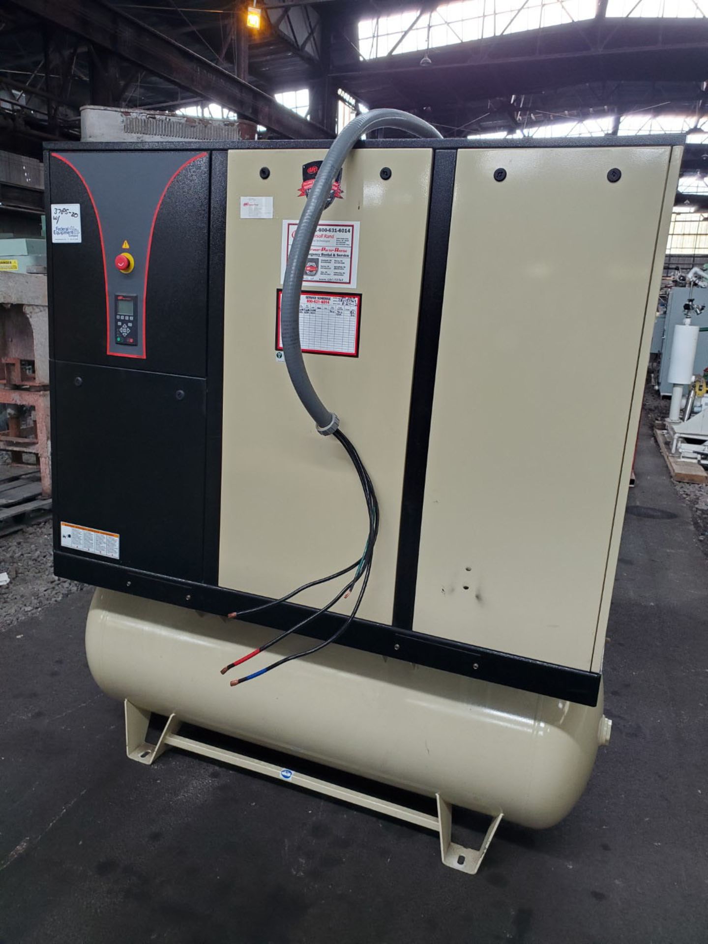 20 HP Ingersoll Rand Air Compressor, Model IRN20H-CC