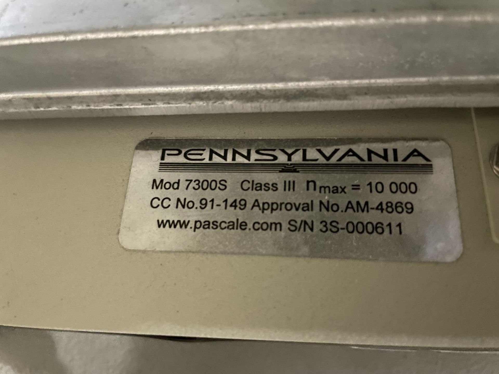 Pennsylvania Platform Scale, Model 7300S - Image 2 of 4