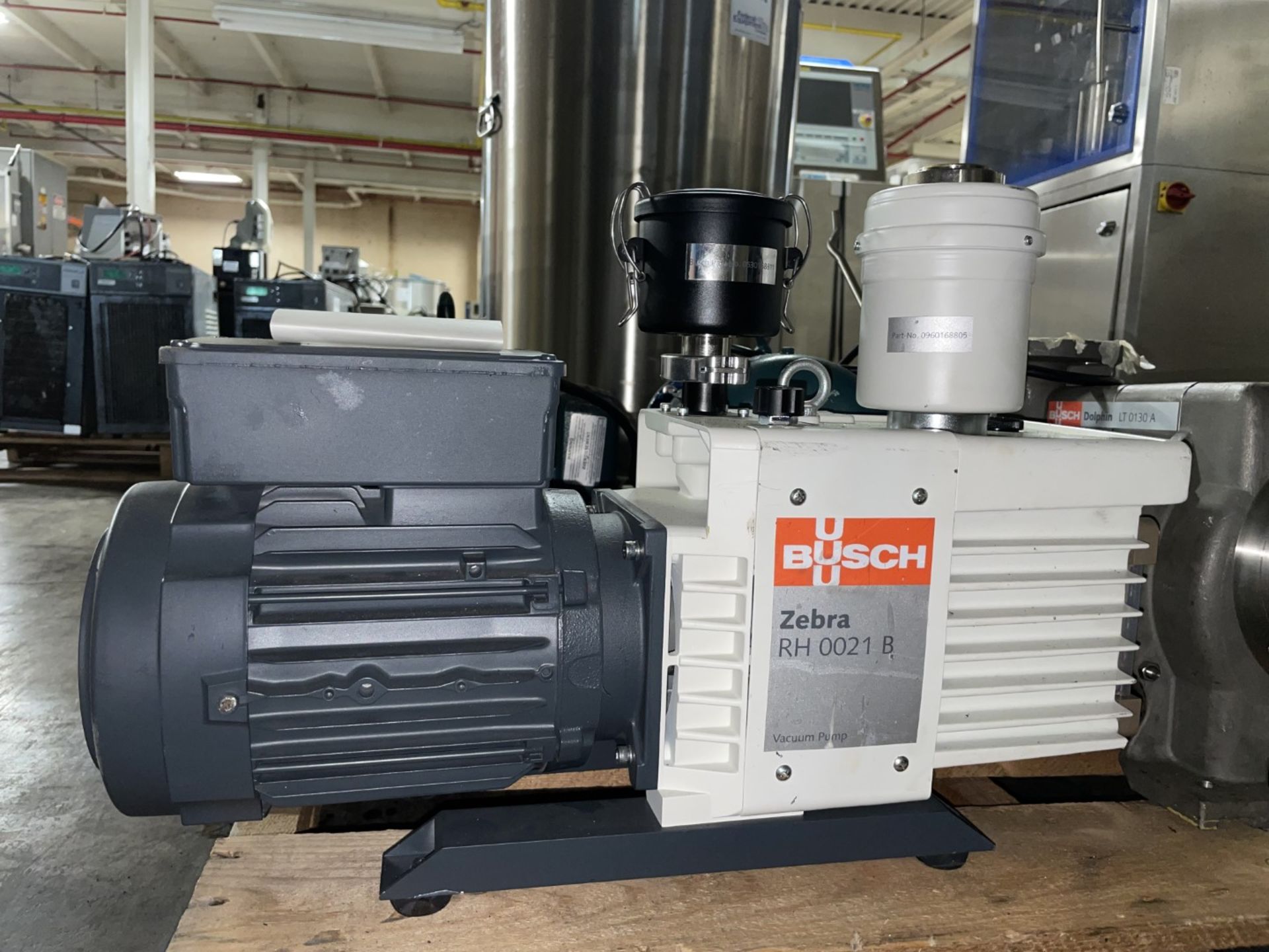 Busch Vacuum Pump, Model RH0021B, .9 KW