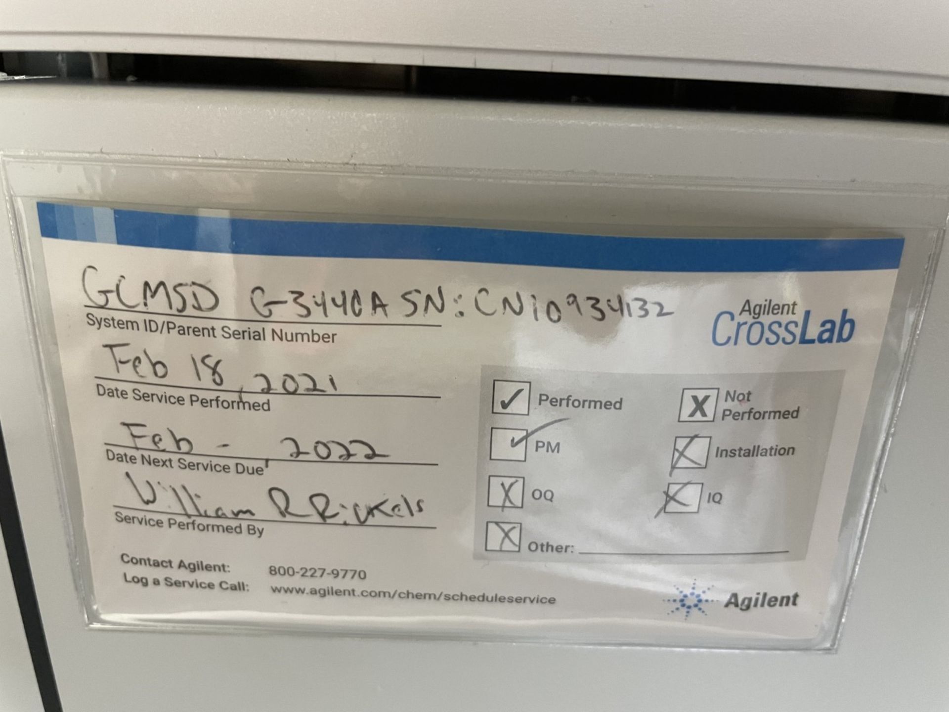 Agilent 7820A Gas Chromatograph - Image 9 of 9