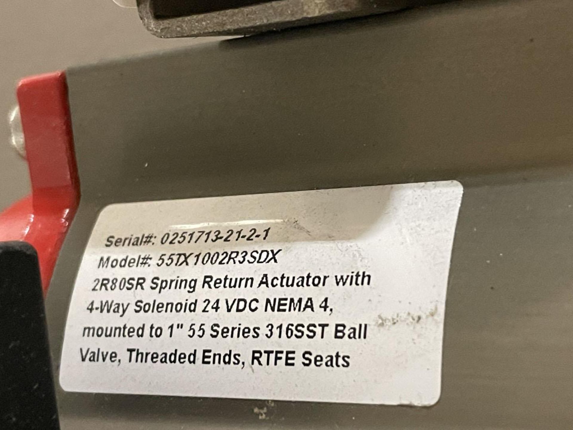 1" Triac Automated Ball Valve, Model 55TX - Image 2 of 4