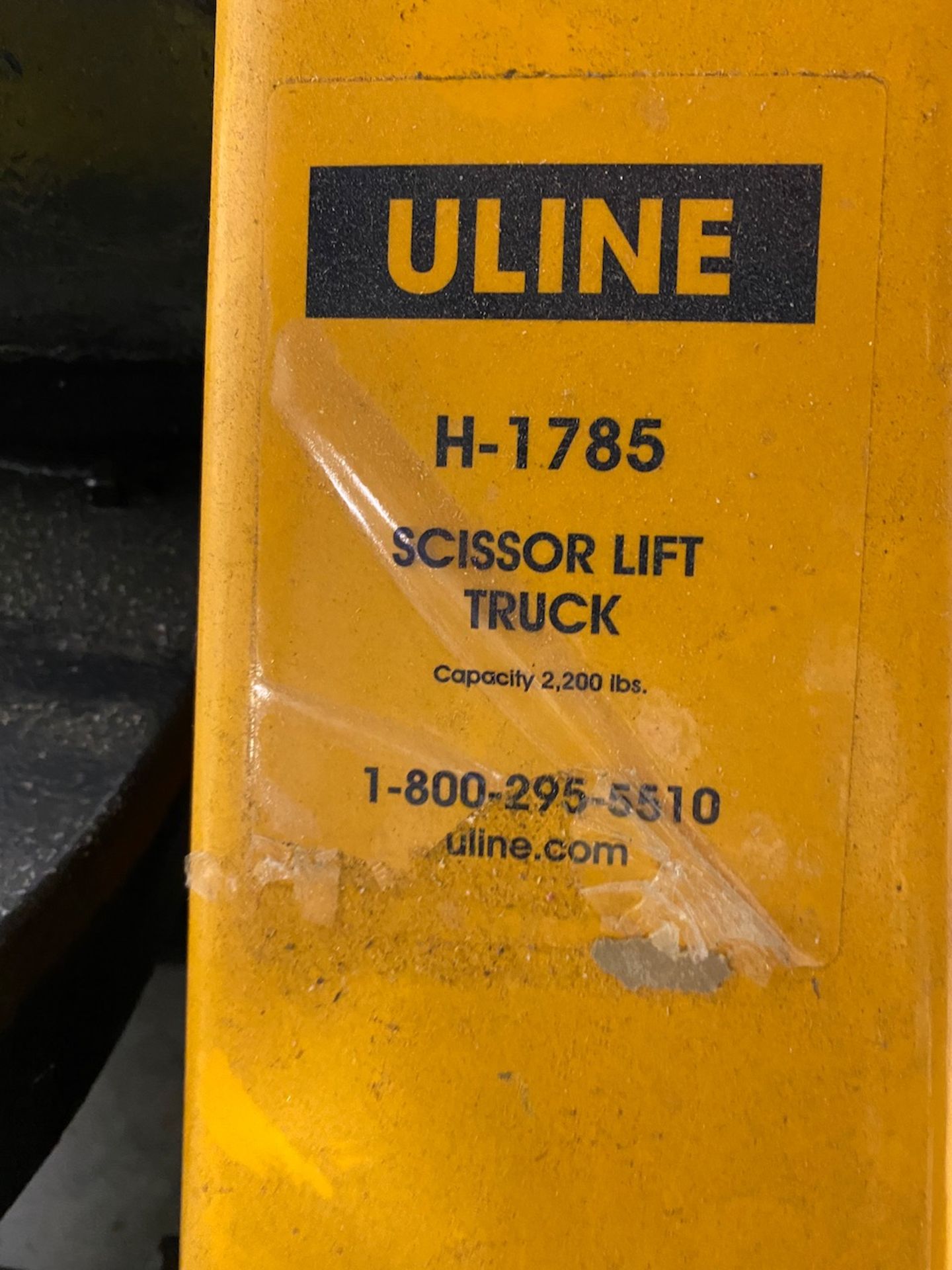 Uline scissor truck lift - Image 2 of 3
