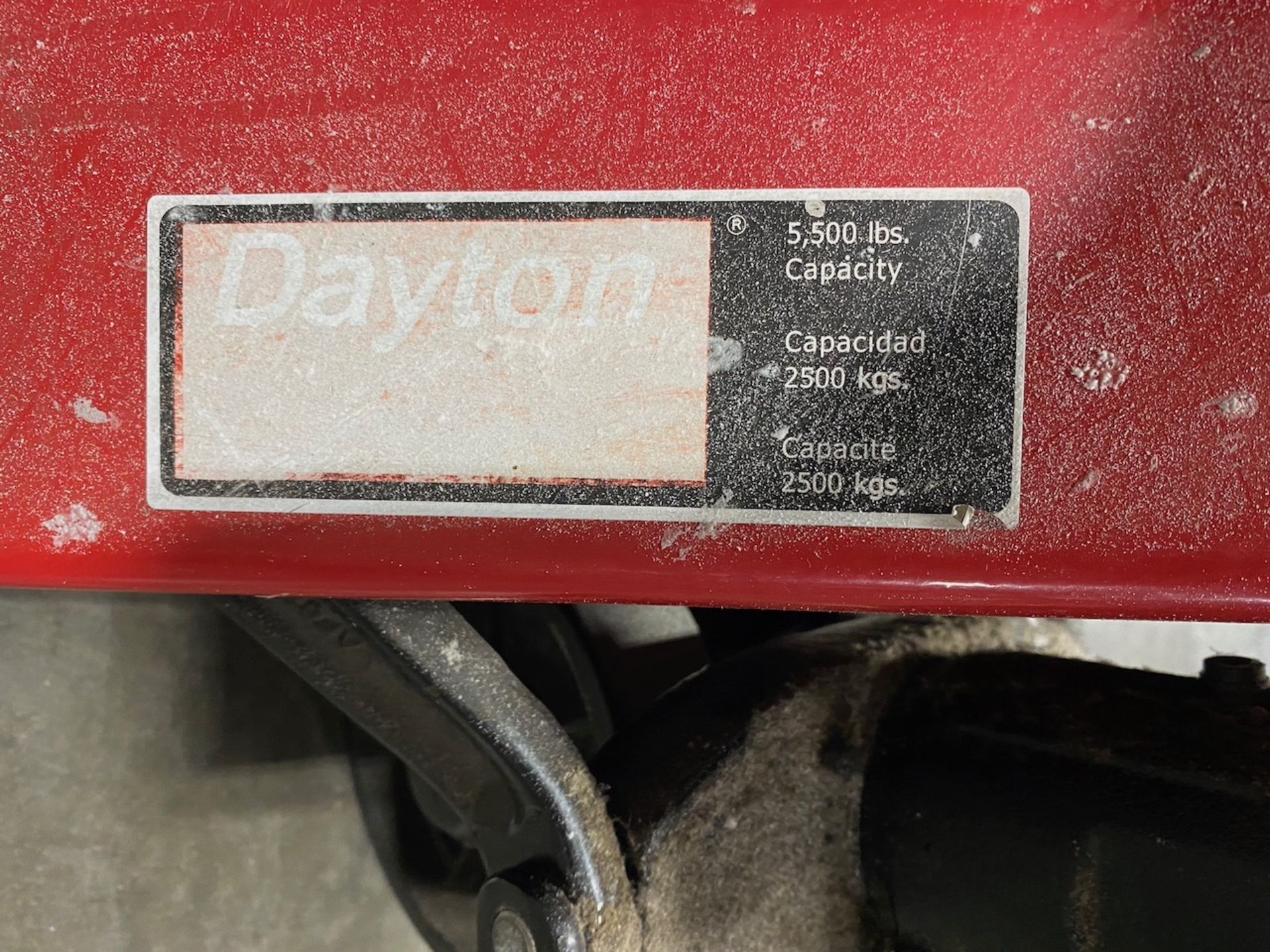 Dayton 5,500 LB Pallet Jack - Image 2 of 2