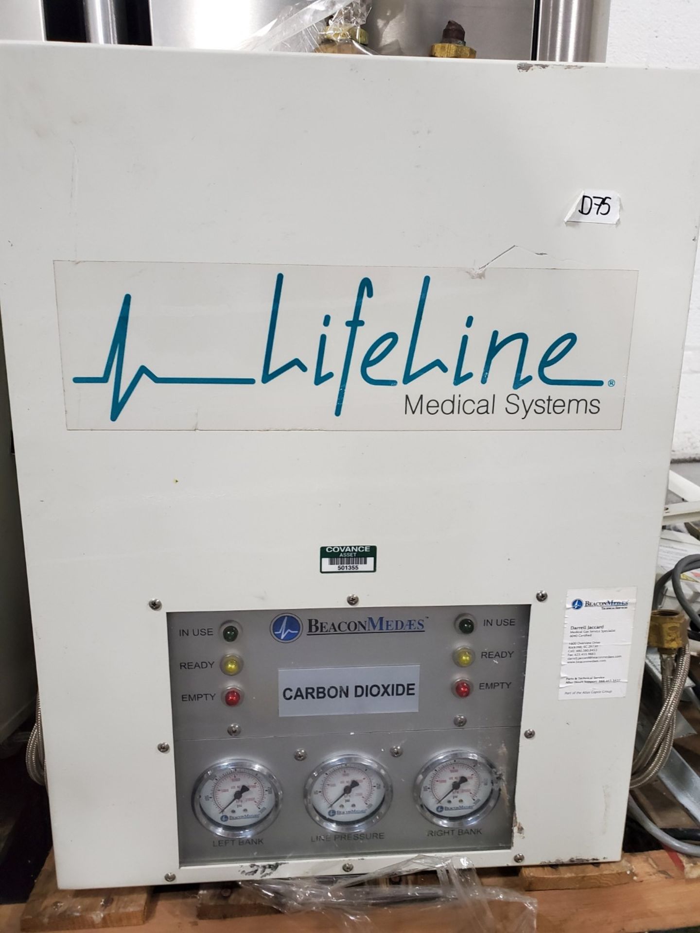 Lifeline Medical Systems Medical Gas Manifolds and sensors - Image 6 of 6