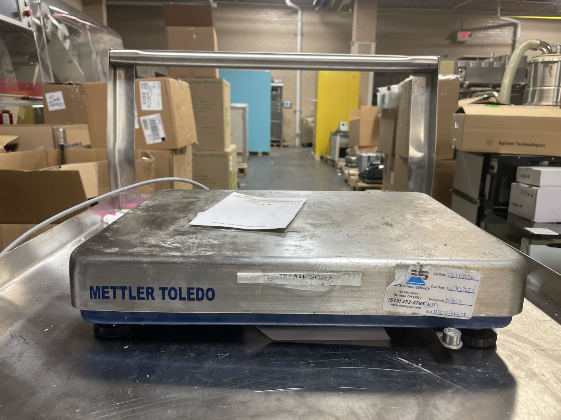 lot of (2) Mettler Toledo platform scales.